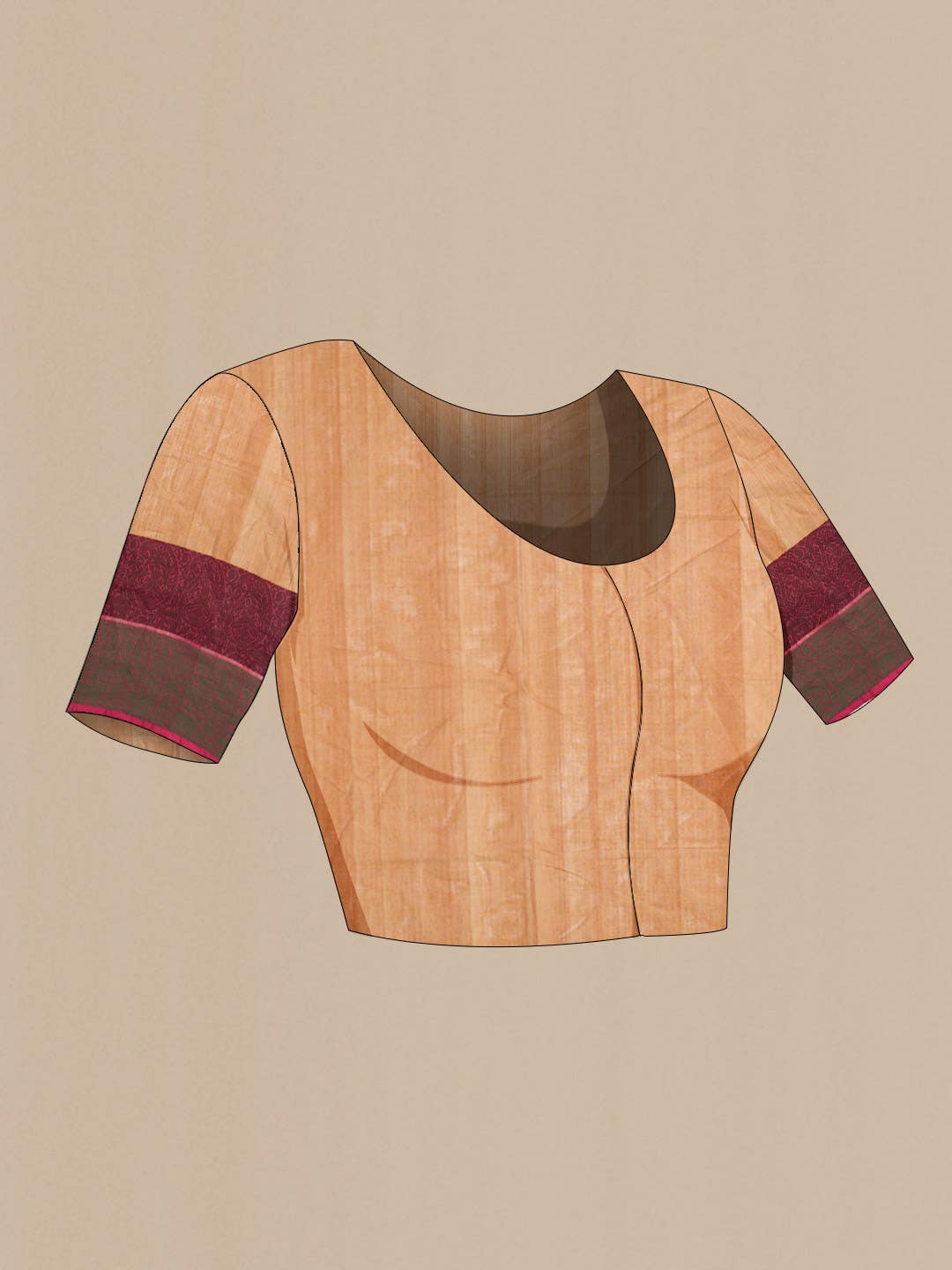 Mustard Coimbatore Cotton Saree - Image 3