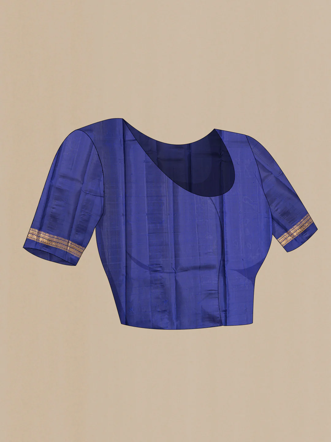 Mustard Gadwal Silk Saree - Image 4