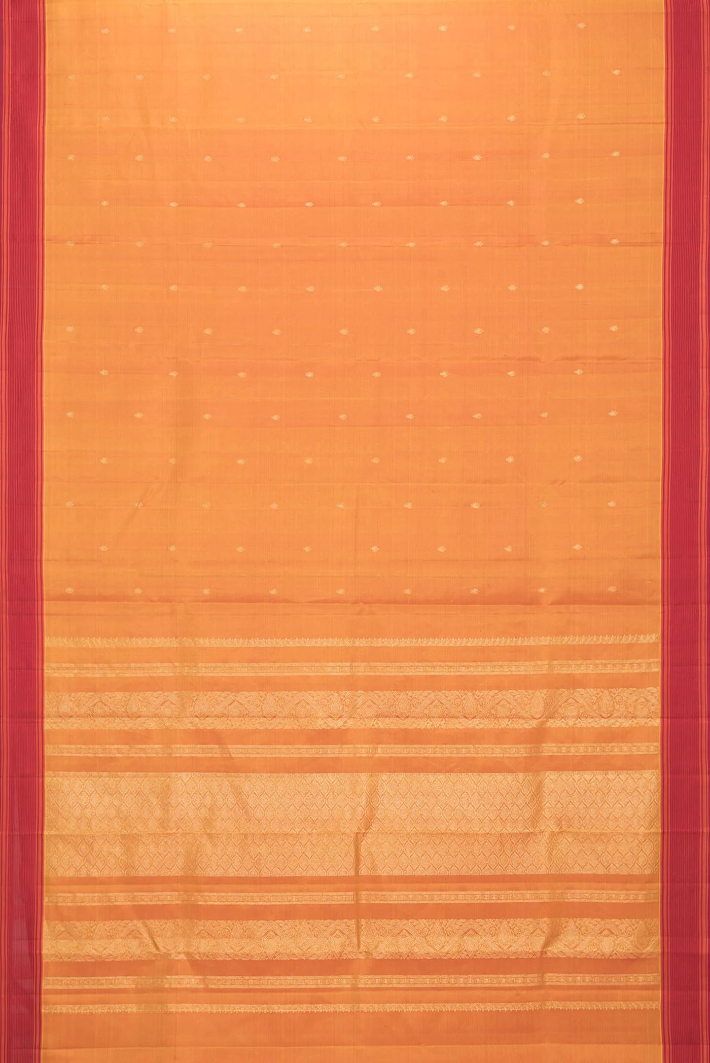 Mustard Kanchipuram Saree - Image 6