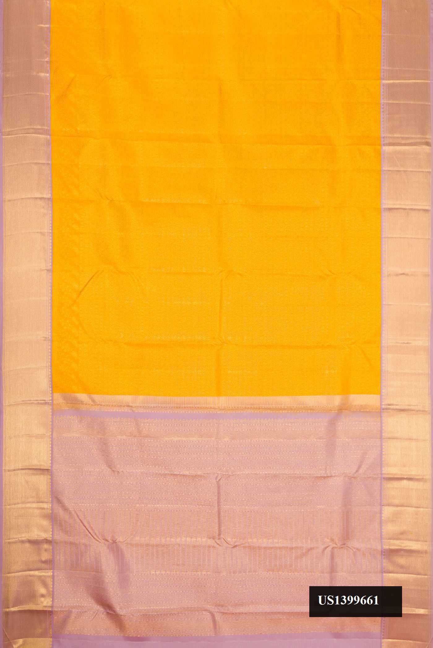Mustard Dual Tone Kanchipuram Silk Saree