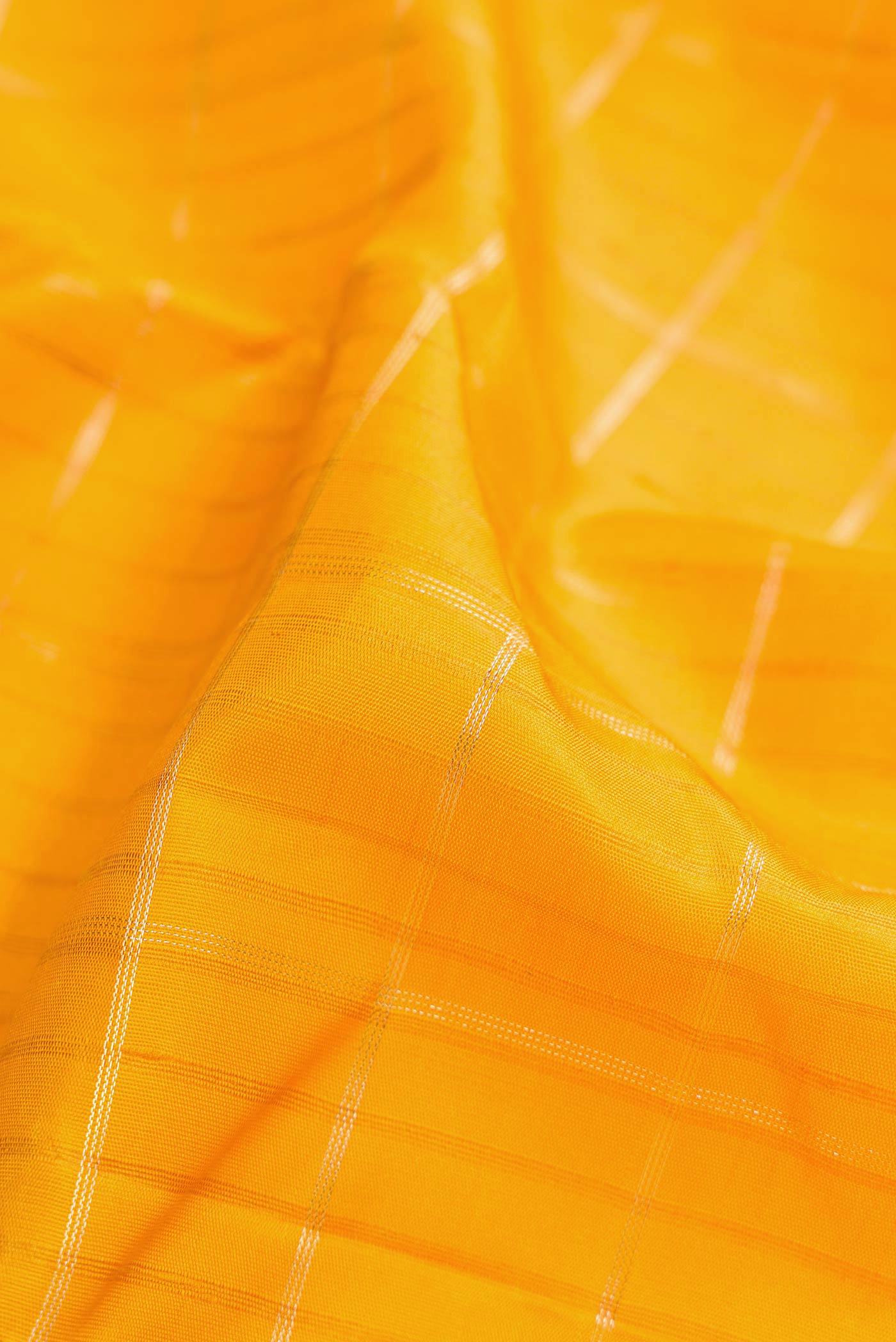 Mustard Dual Tone Kanchipuram Silk Saree - Image 2