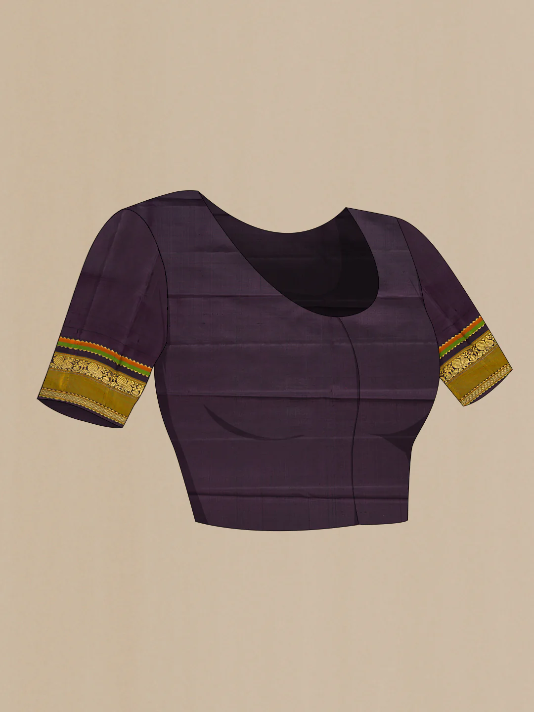Mustard Kanjivaram Silk Saree - Image 5