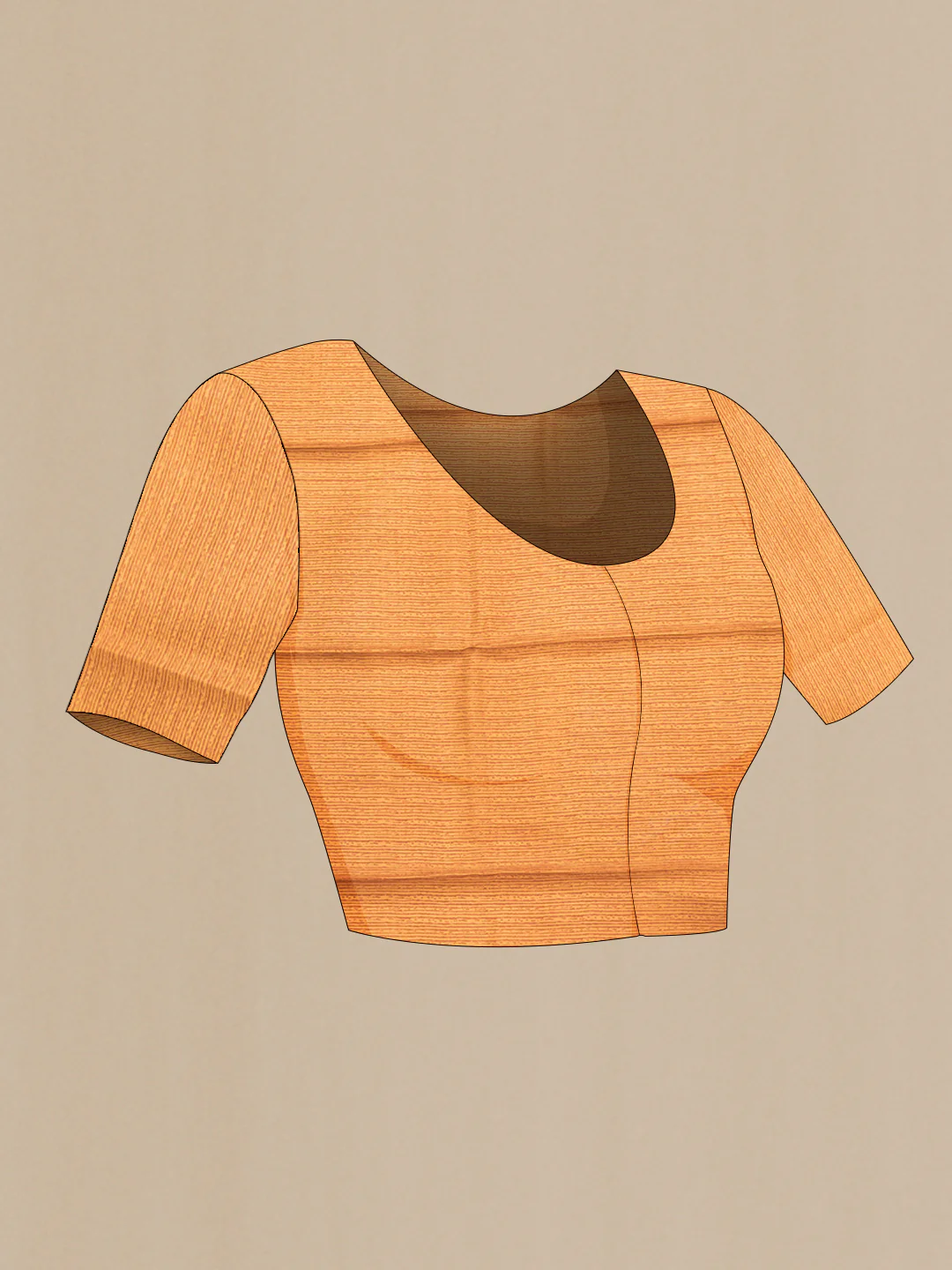 Mustard Printed Silk Saree - Image 4