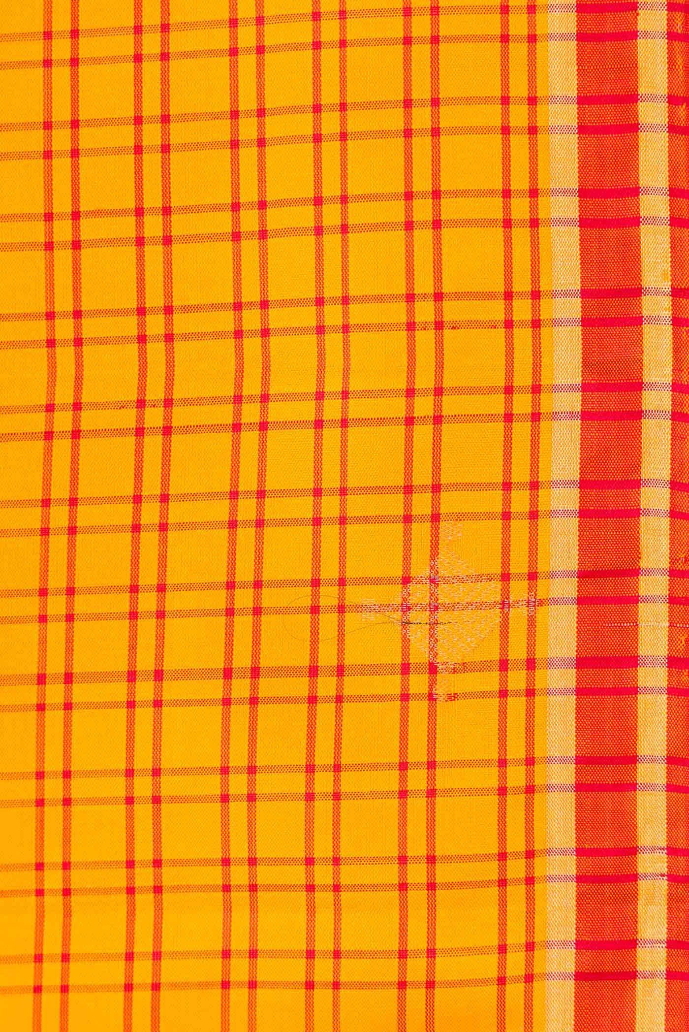 Yellow Soft Silk Saree - Image 3