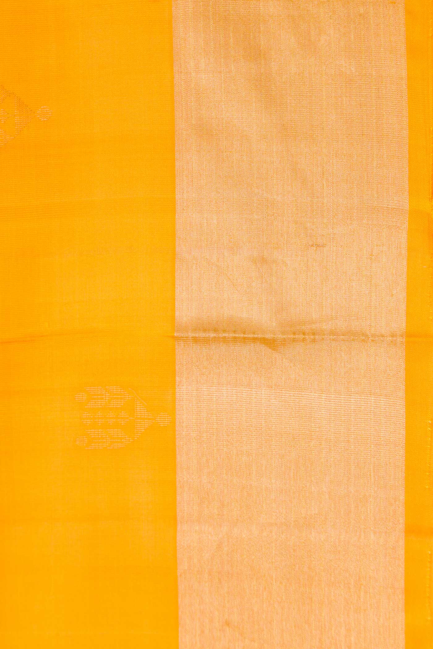 Mustard Dual Tone Soft Silk Saree - Image 3