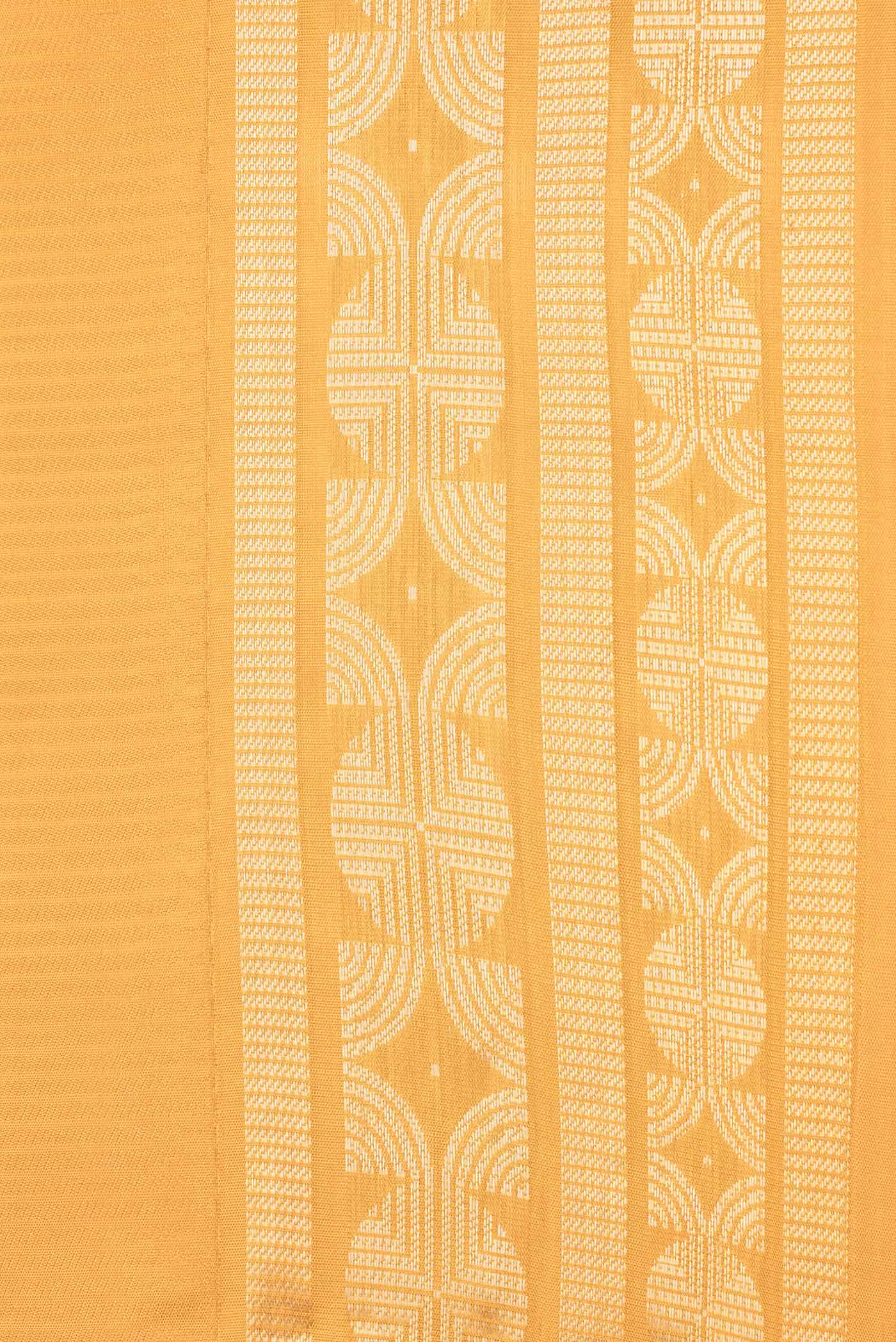Mustard Soft Silk Saree - Image 3