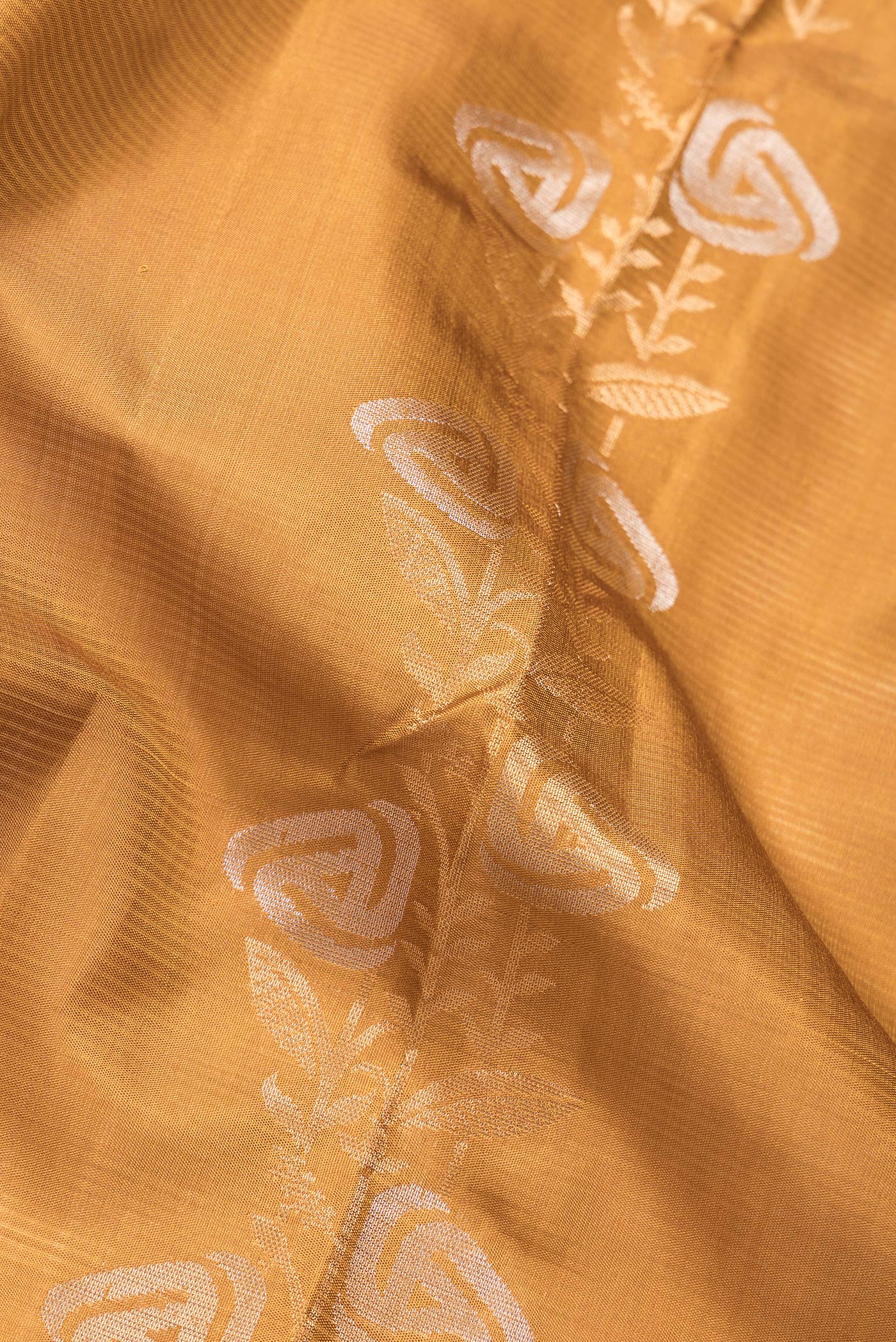 Mustard Soft Silk Saree - Image 2