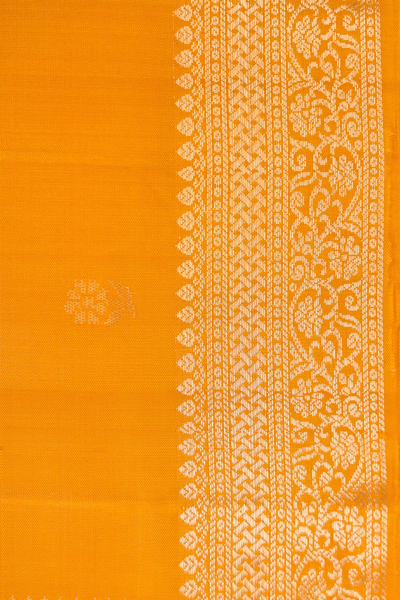 Yellow Soft Silk Saree - Image 3