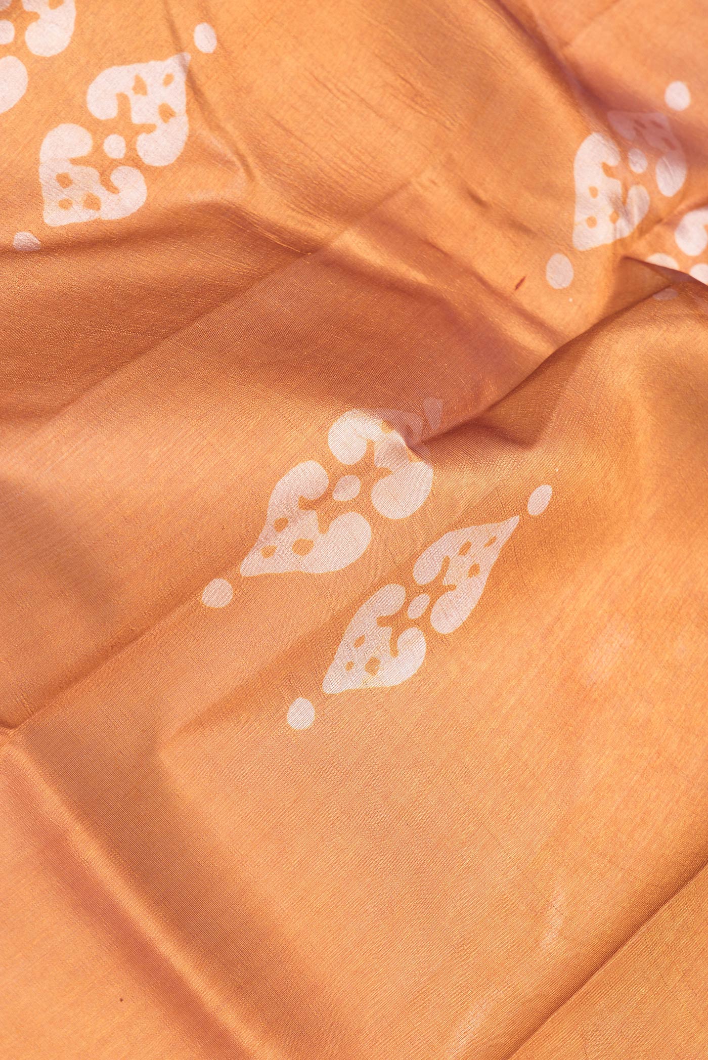 Mustard Printed Silk Saree - Image 2