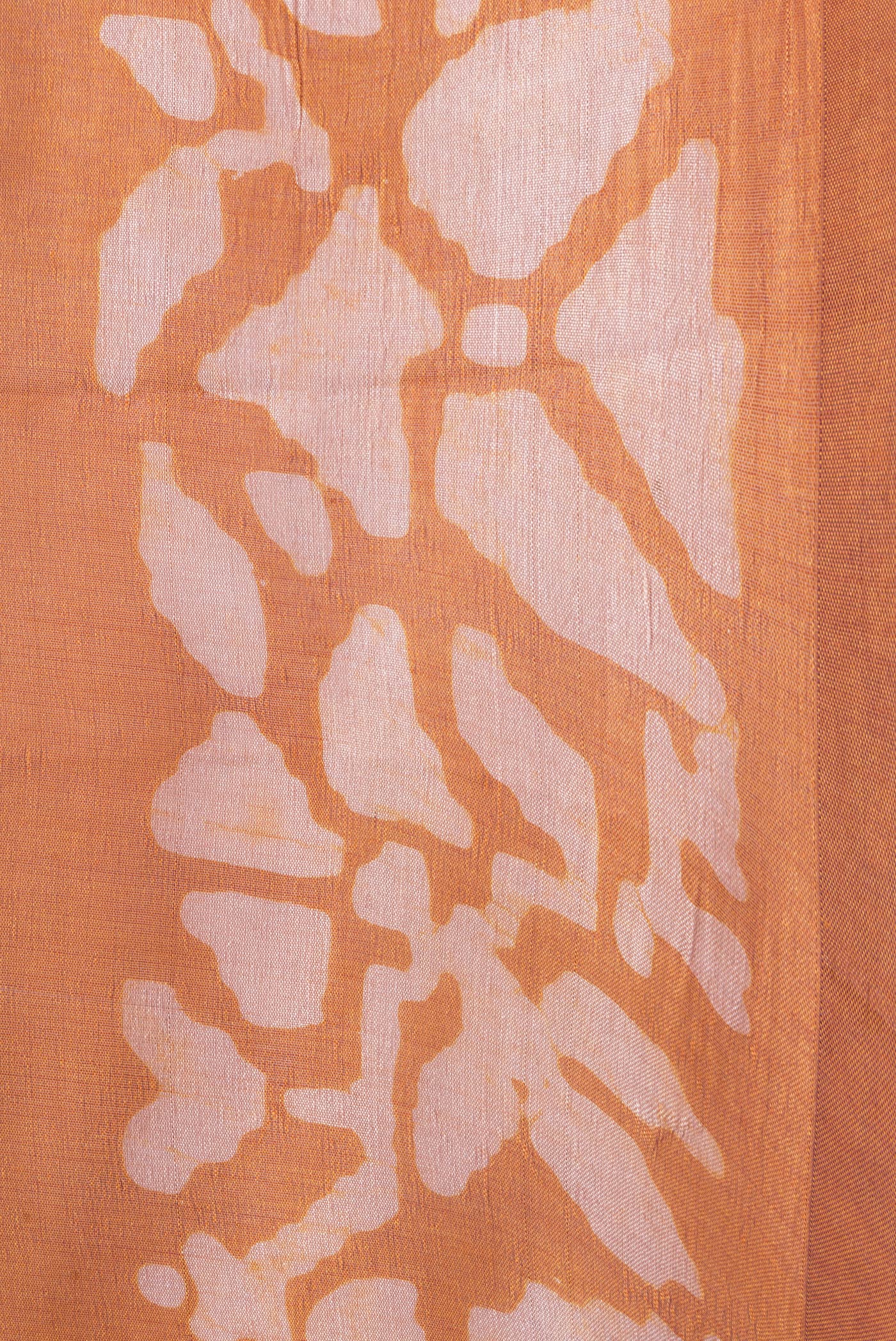 Mustard Printed Silk Saree - Image 3