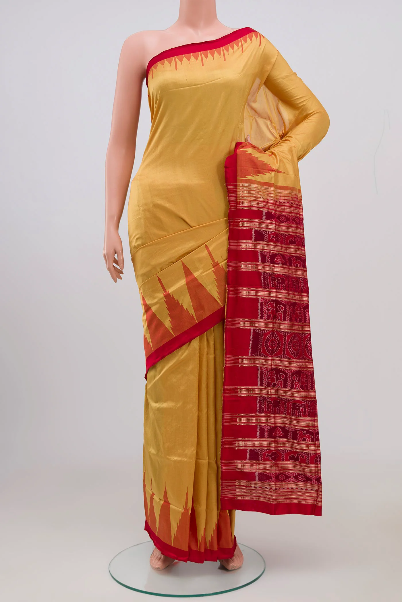 Sandal Orissa Silk Saree