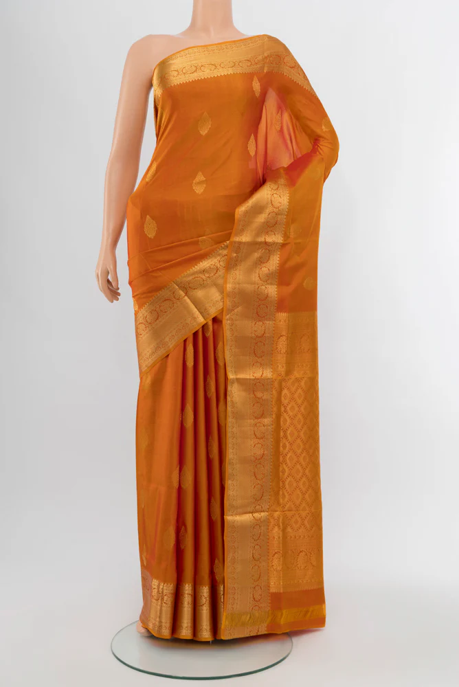 Mustard Soft Silk Saree