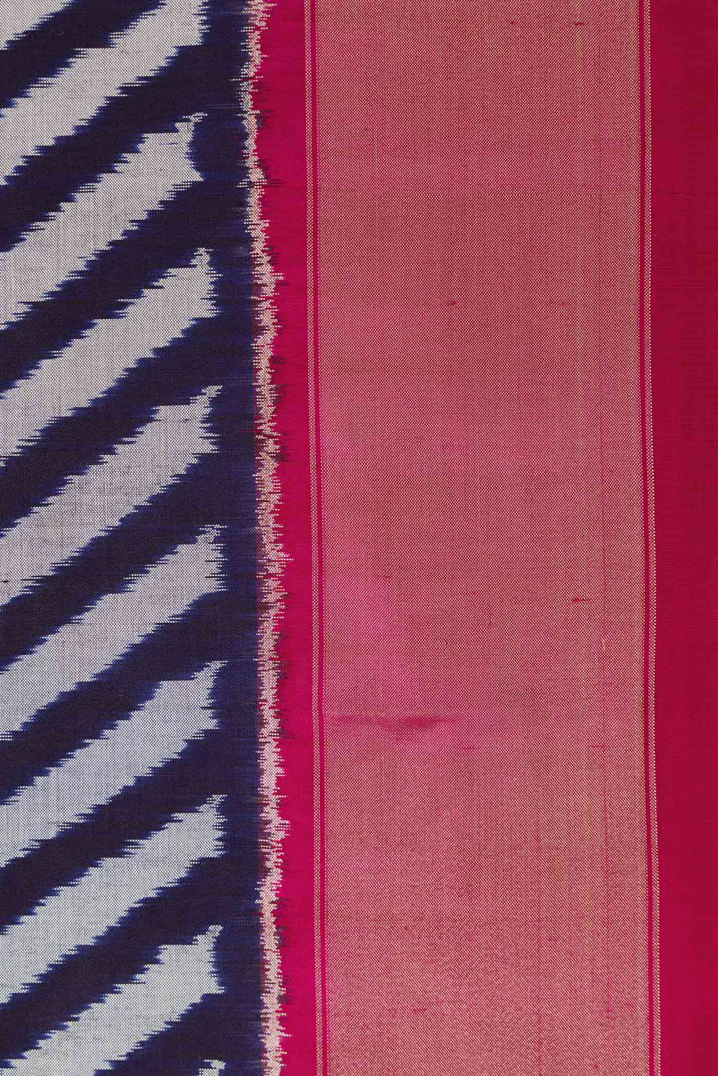 Multi Color Pochampally Silk Saree - Image 3
