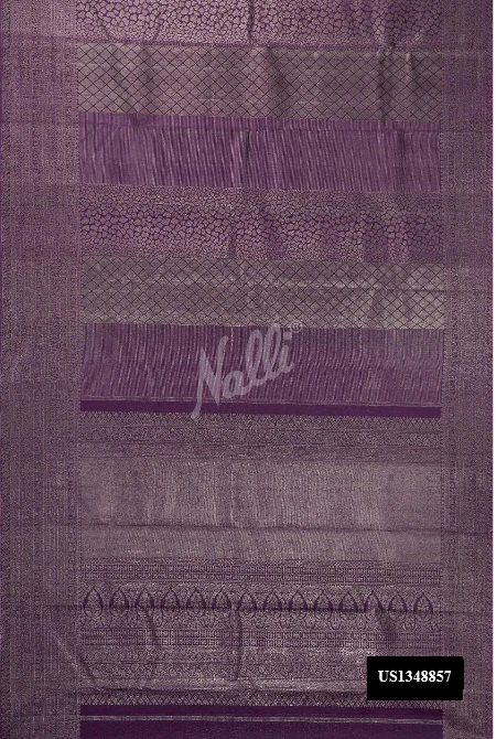 Navy Blue Dual Tone Kanchipuram Silk Saree