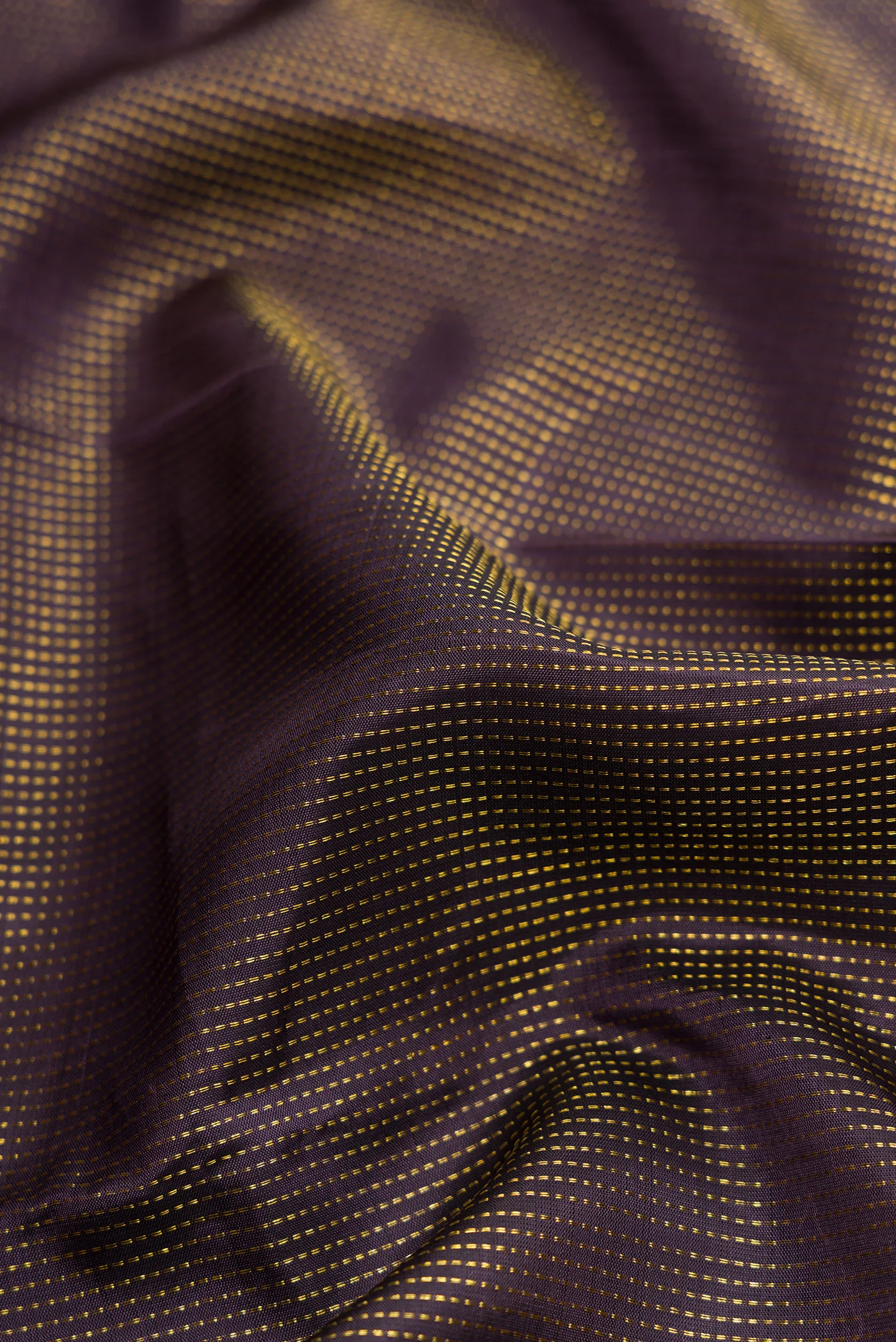 Navy Blue Kanjivaram Silk Saree - Image 2