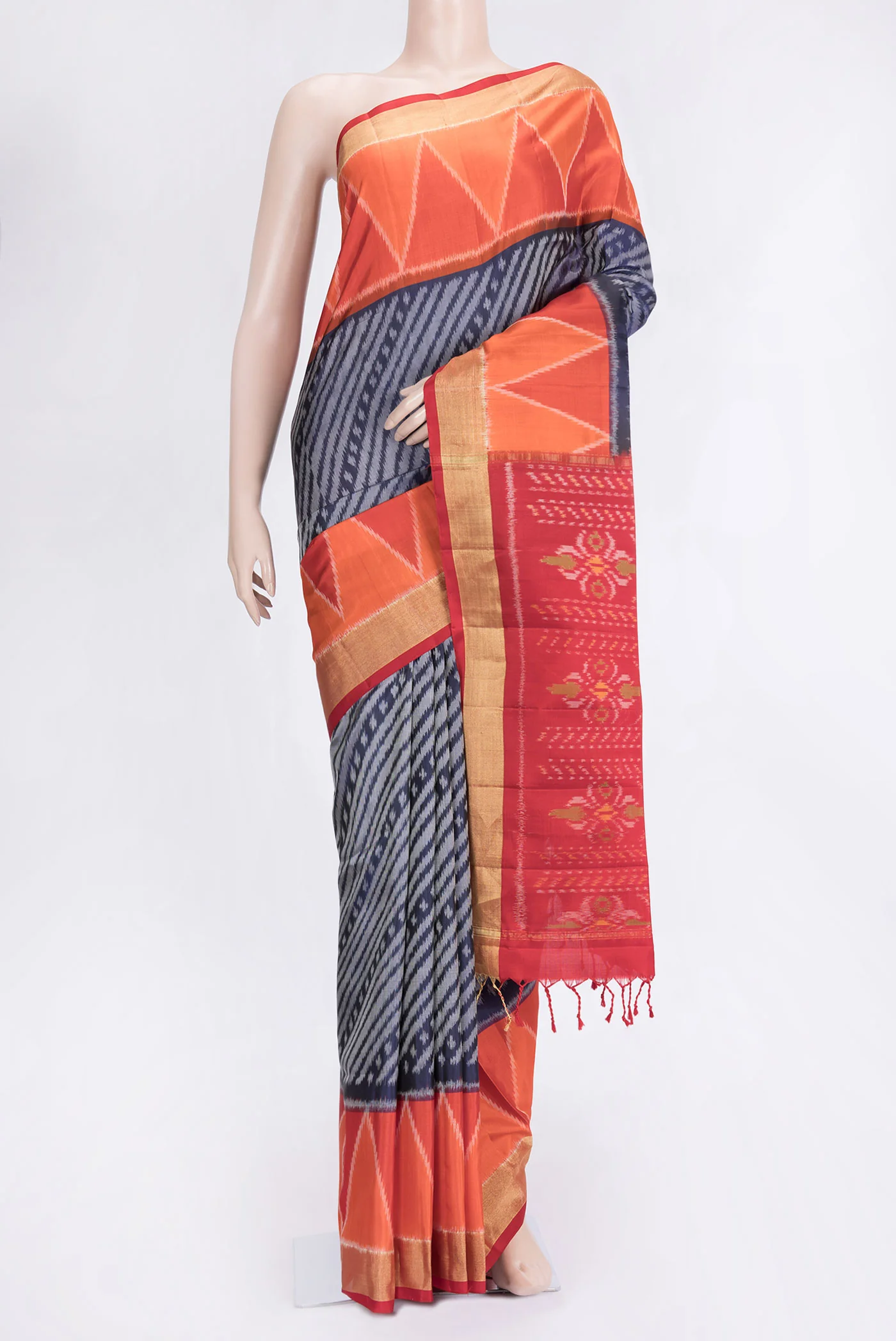 Navy Blue Soft Silk Saree