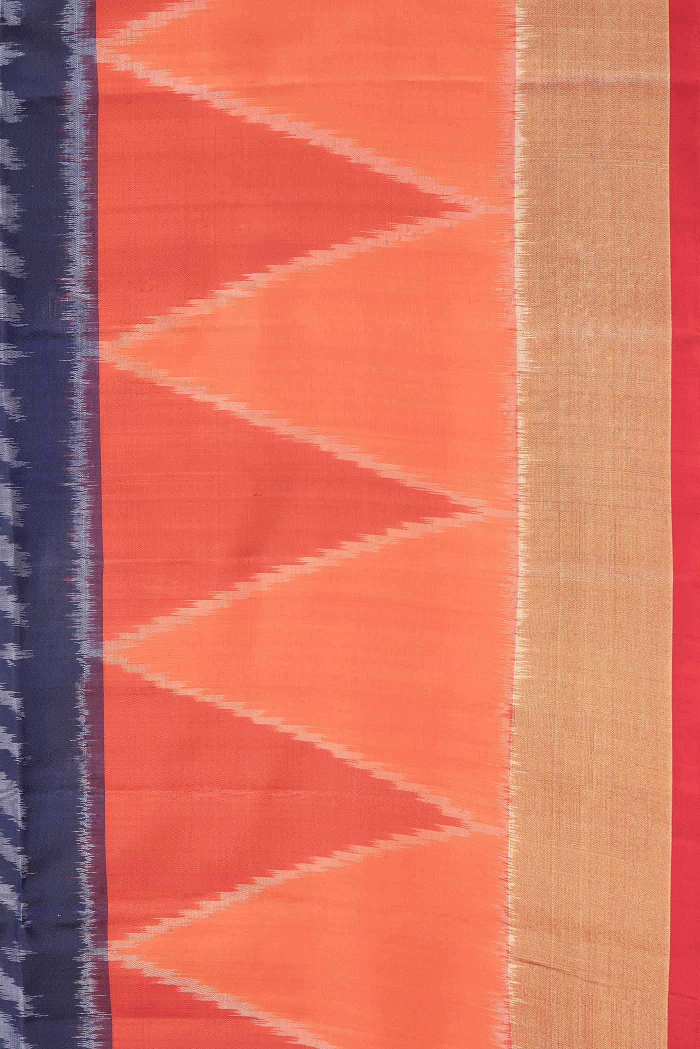 Navy Blue Soft Silk Saree - Image 3