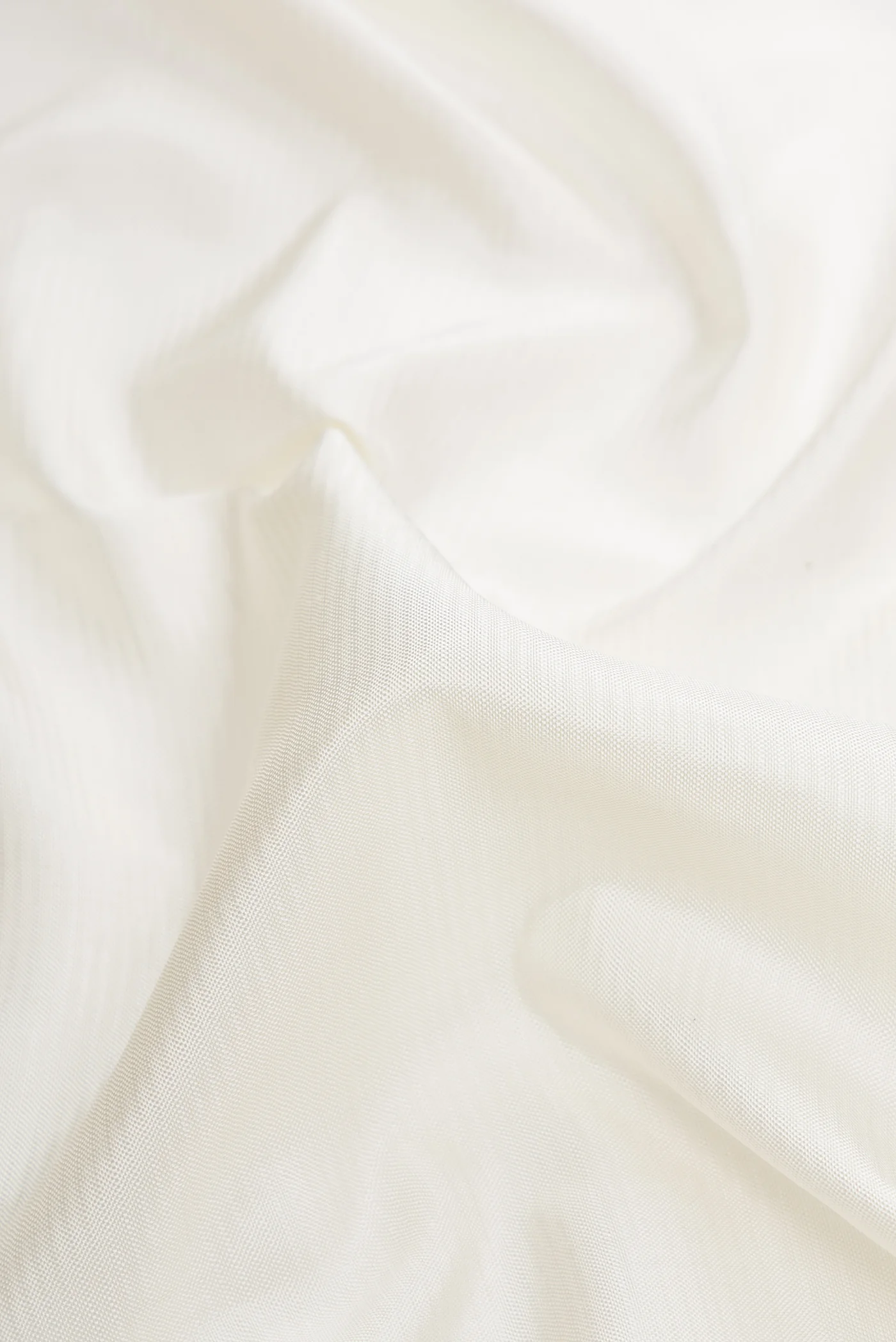 Off White Double Ikat Saree - Image 2