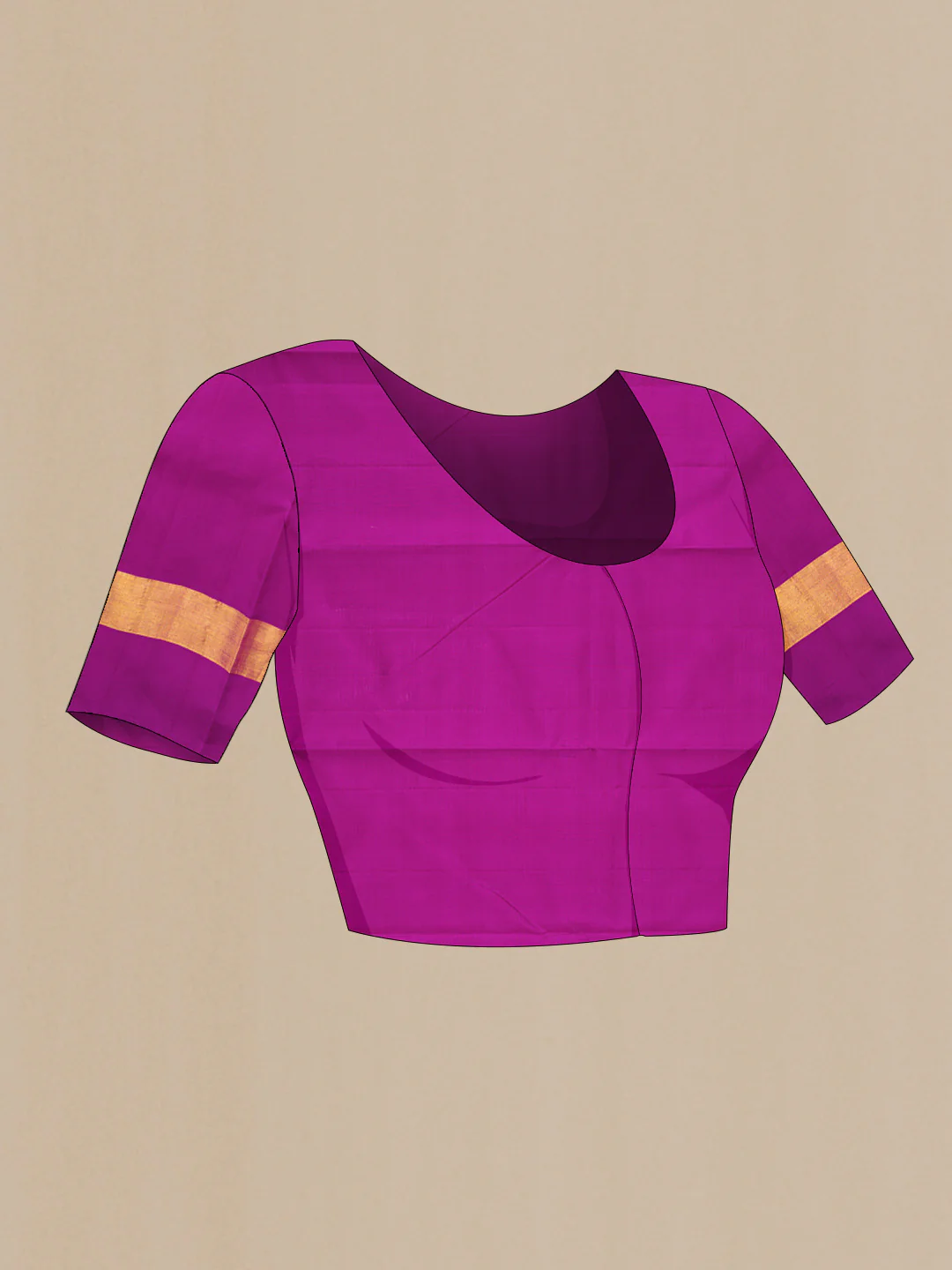 Multi Color Kanchipuram Silk Saree - Image 5