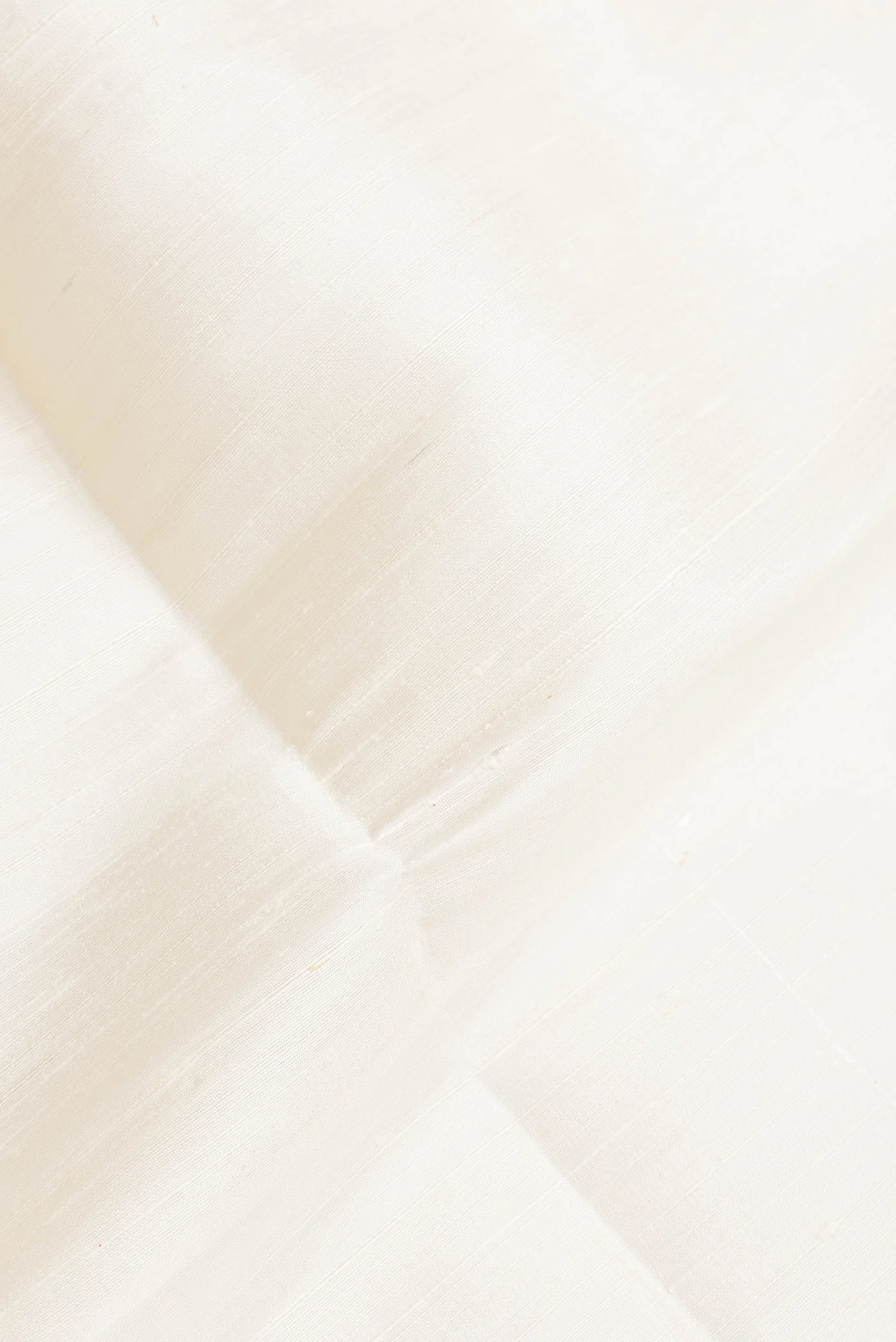 Off White Raw Silk Saree - Image 2