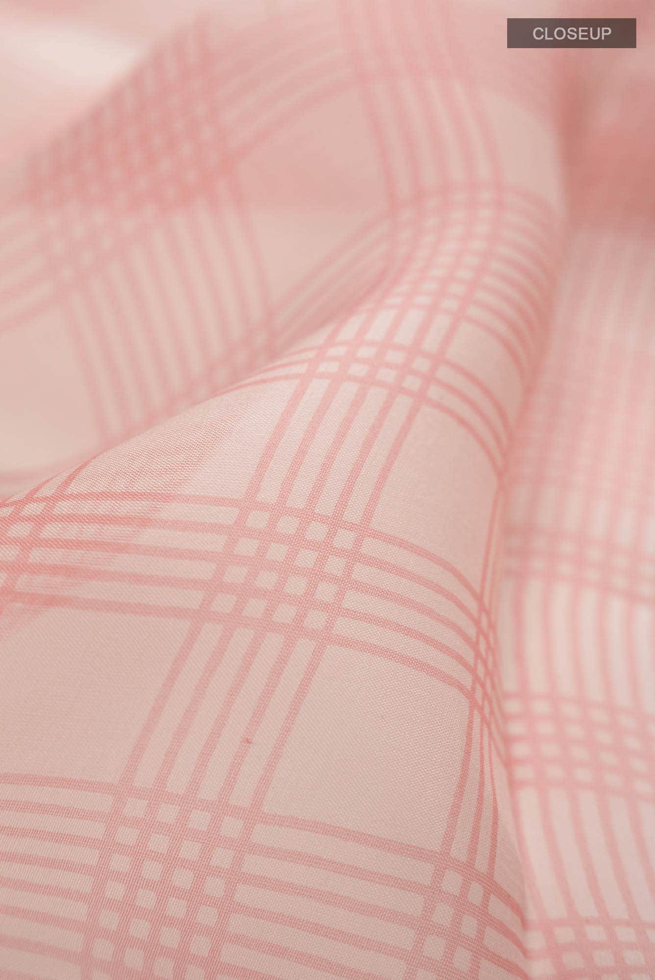 Off White Organza Silk Saree - Image 2