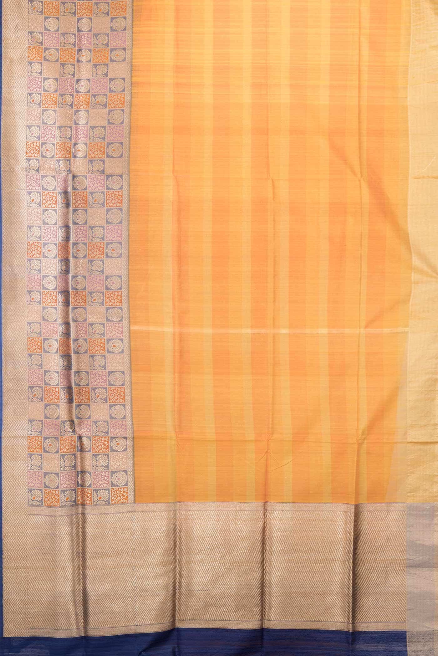 Multi Color Banarasi Silk Saree - Image 4