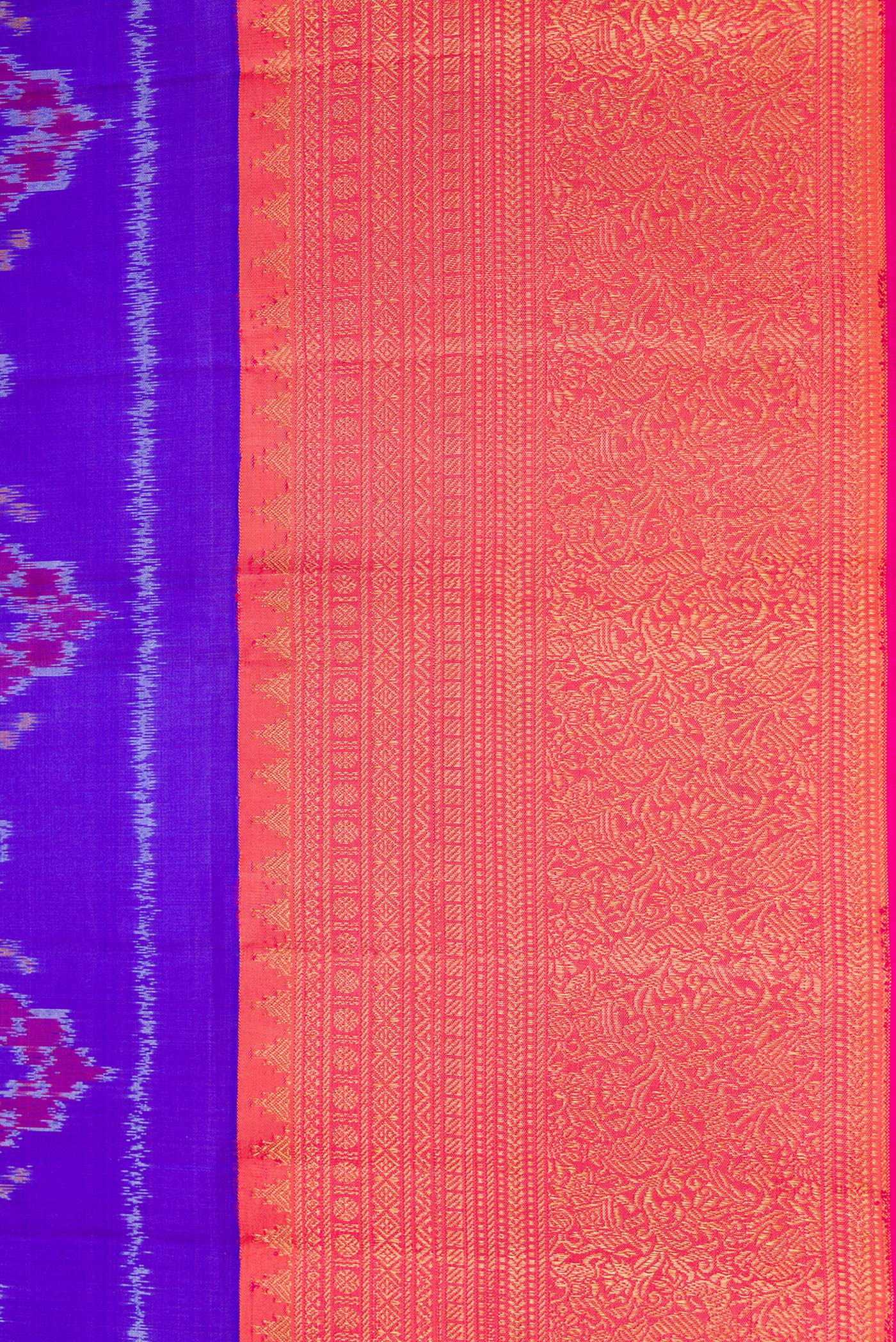 Violet Kanjivaram Silk Saree - Image 3