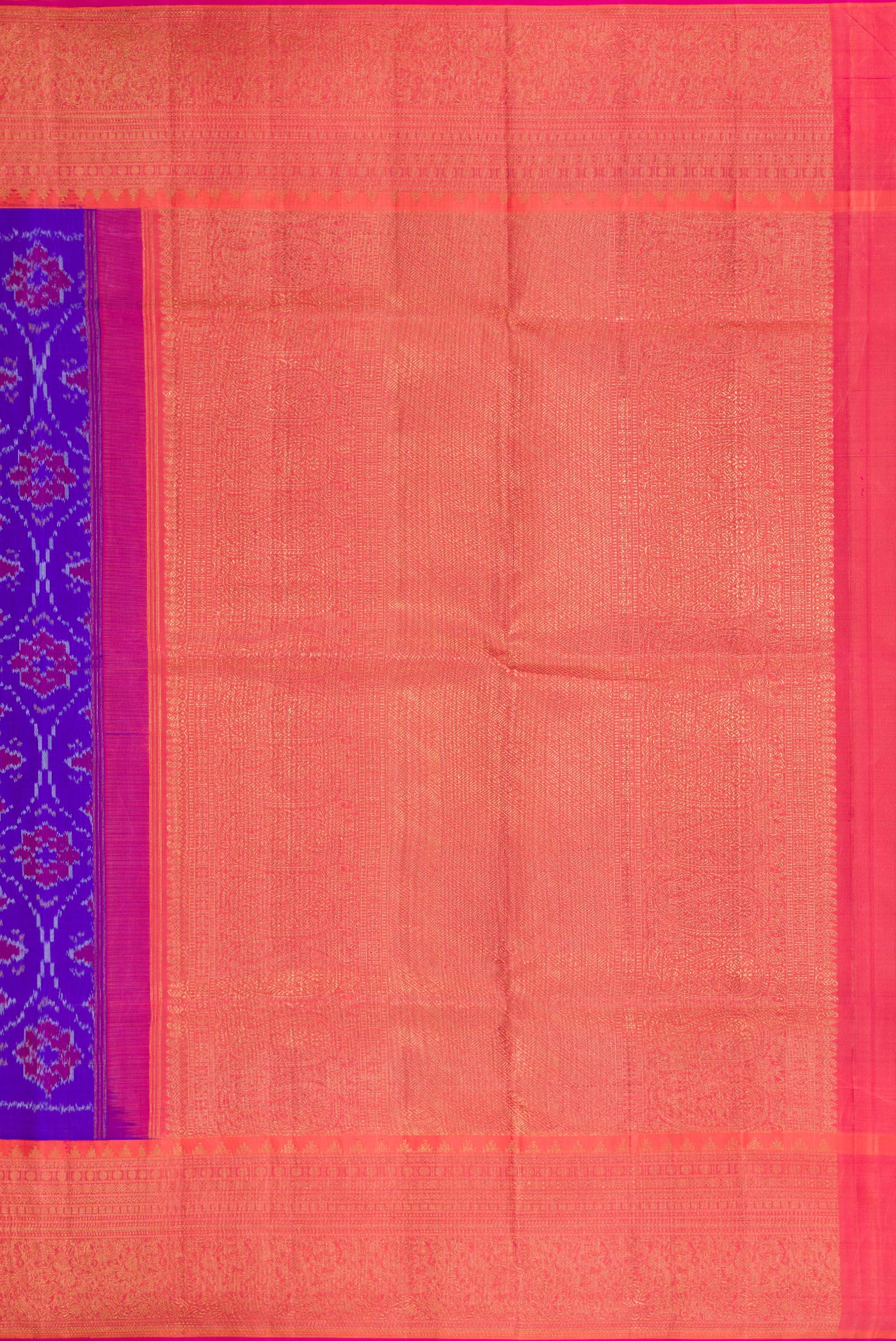 Violet Kanjivaram Silk Saree - Image 7