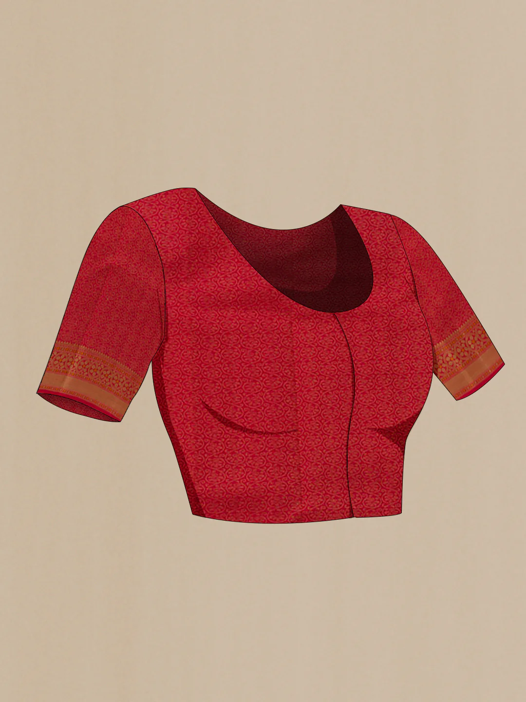 Mustard Kanchipuram Silk Saree - Image 2
