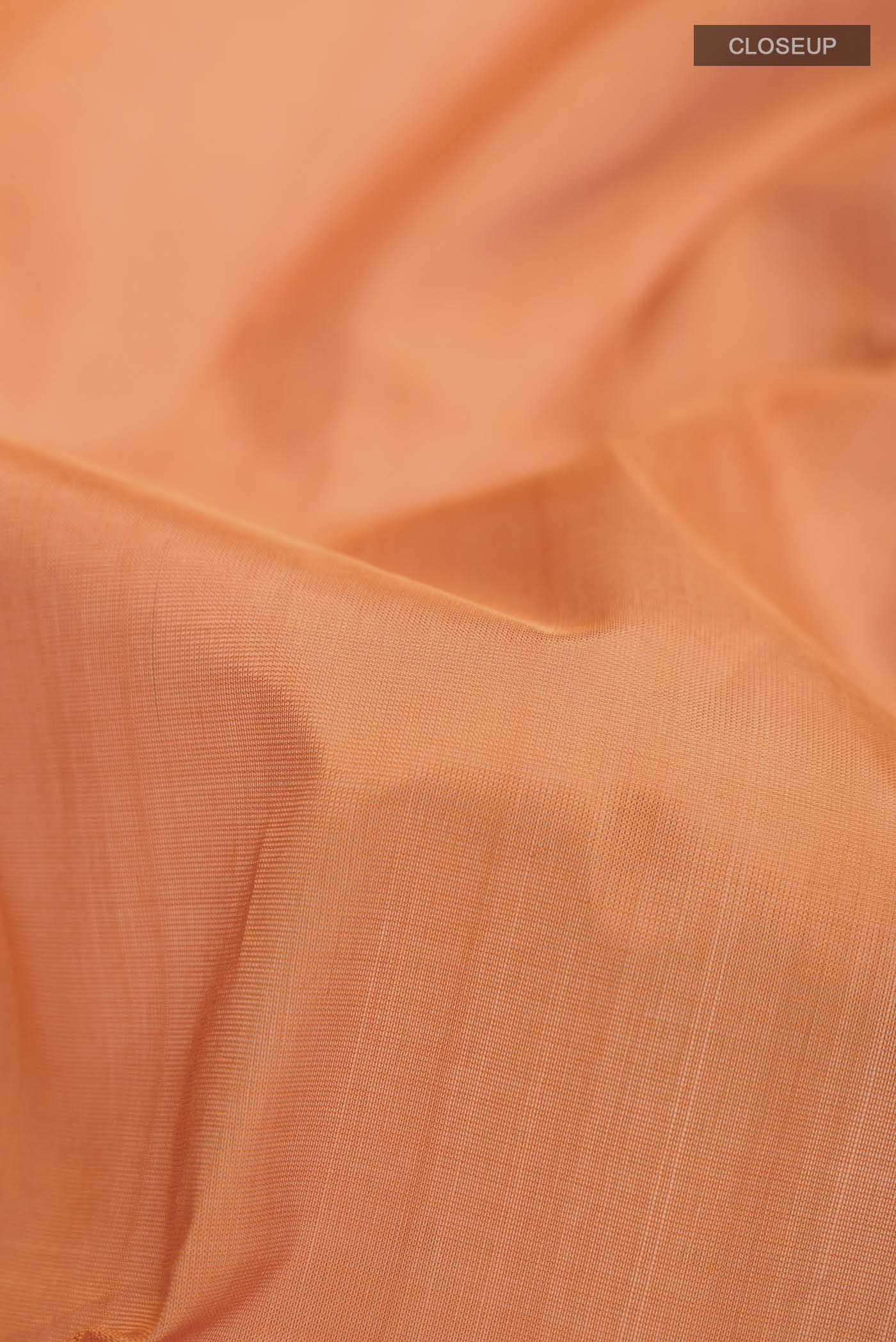 Yellow Silk Cotton Saree - Image 2
