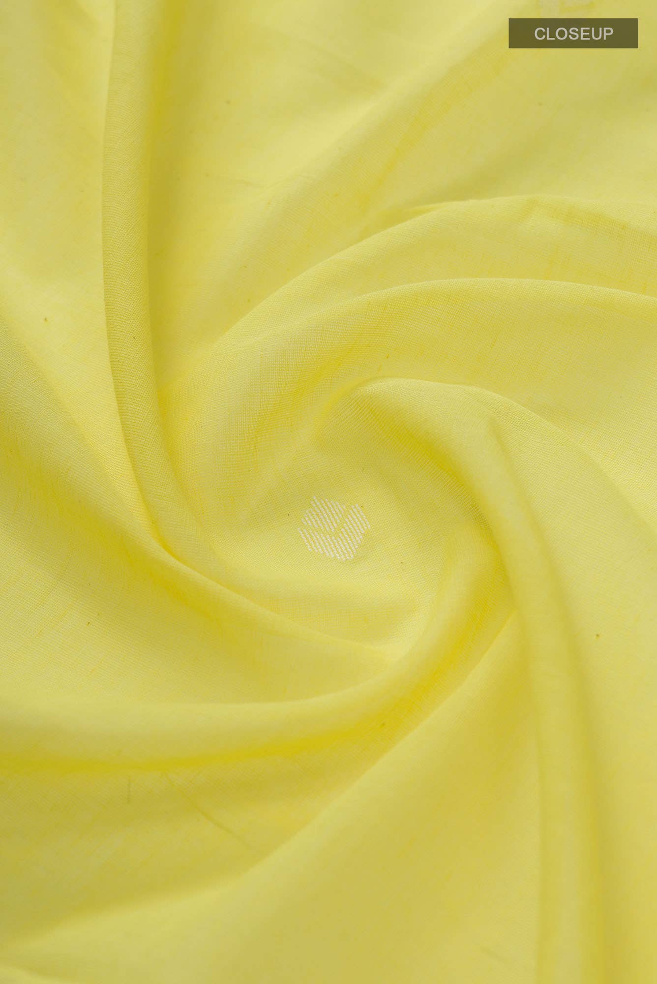 Paromita-Yellow Bengal Cotton Saree - Image 3