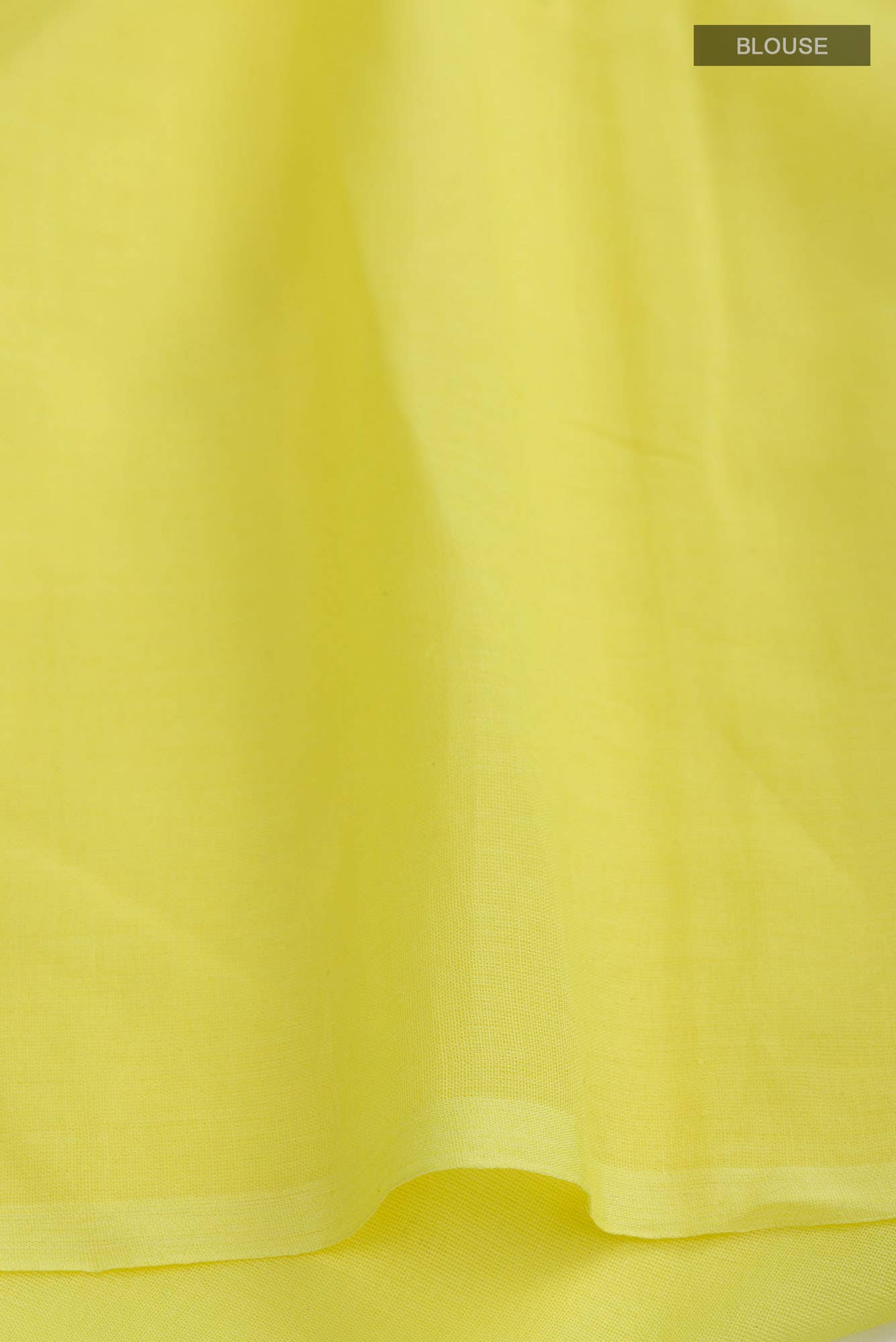 Paromita-Yellow Bengal Cotton Saree - Image 6