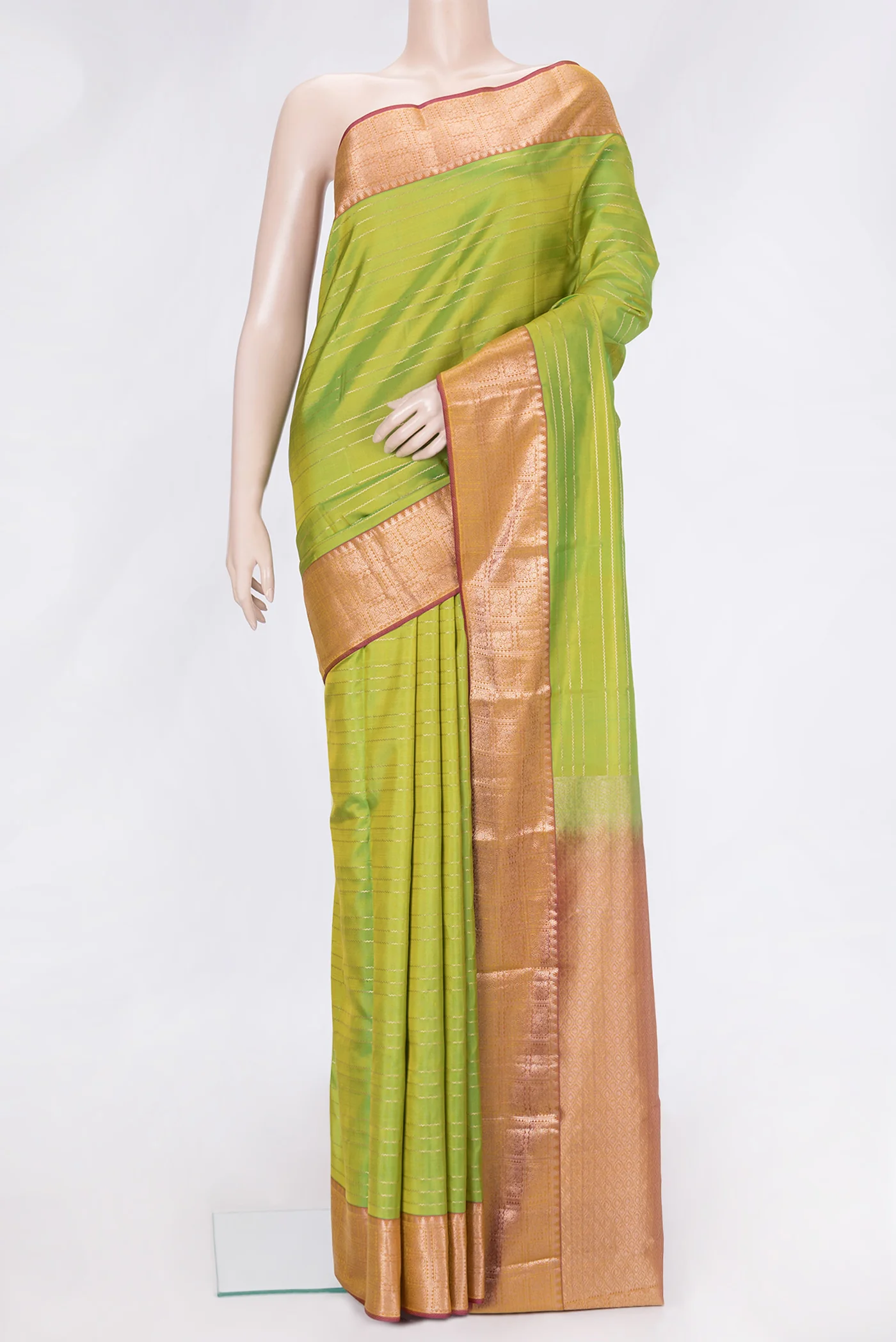 Green Kanchipuram Silk Saree