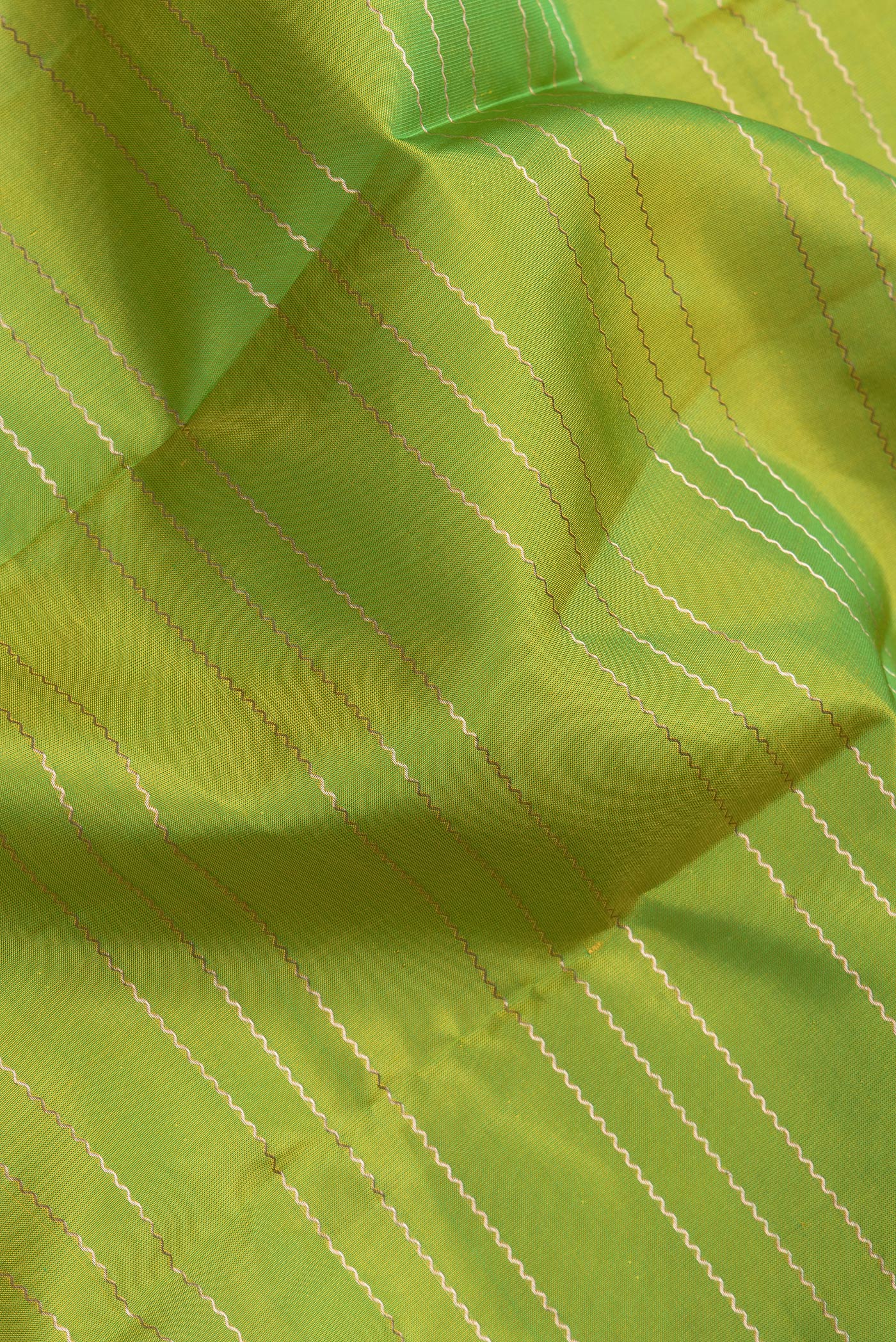 Green Kanchipuram Silk Saree - Image 2