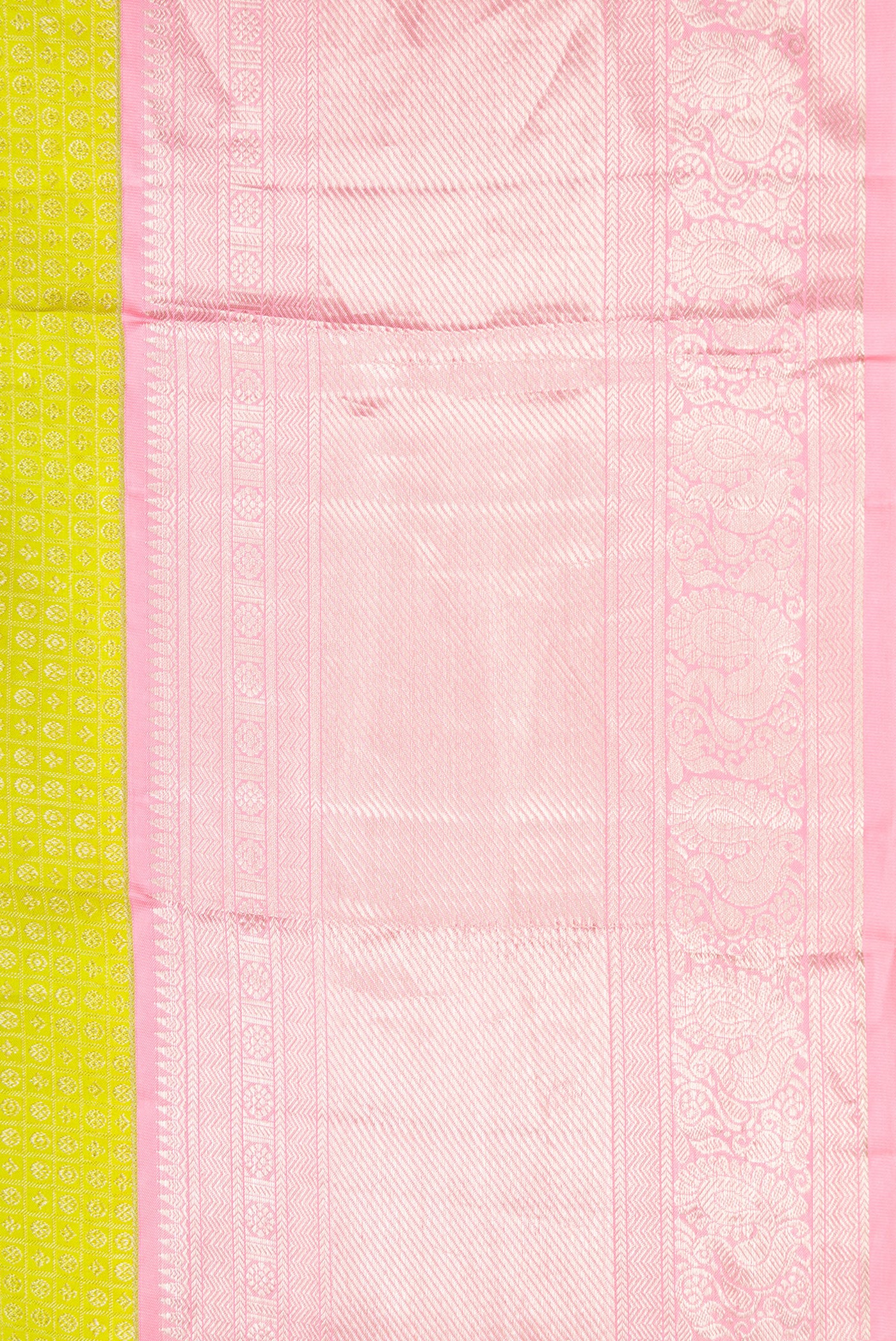Parrot Green Kanchipuram Silk Saree - Image 3