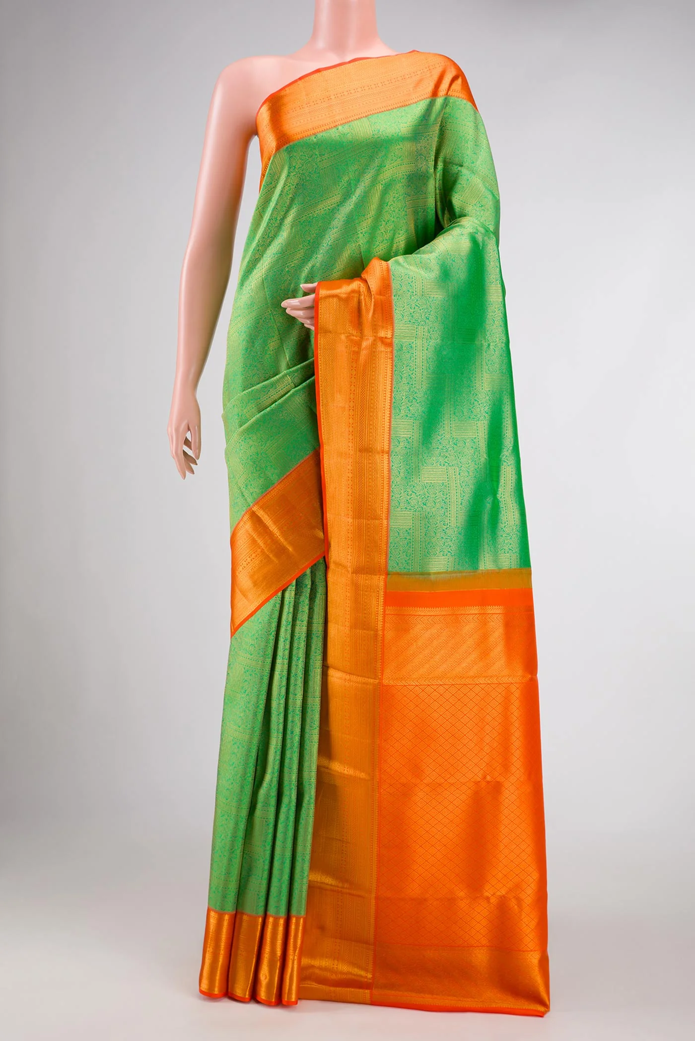 Green Kanchipuram Silk Saree