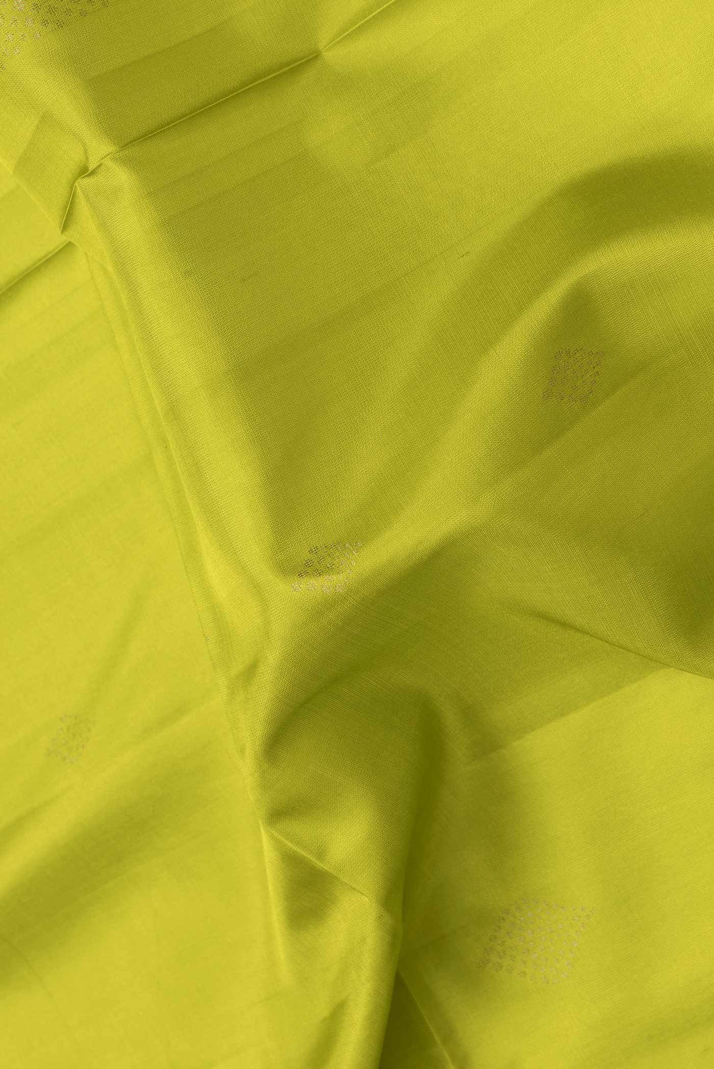 Green Soft Silk Saree - Image 2