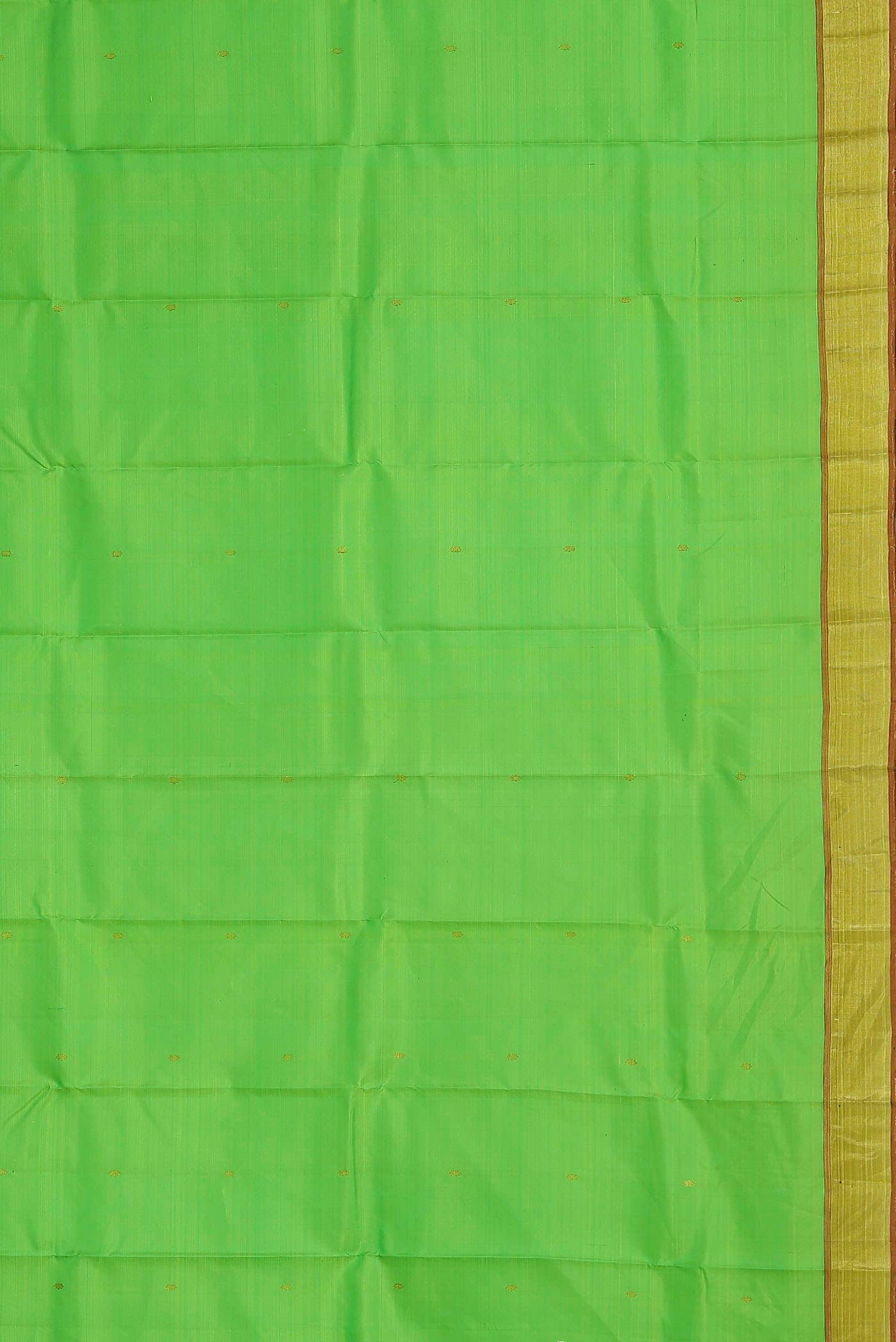 Parrot Green Kanchipuram Silk Saree - Image 6