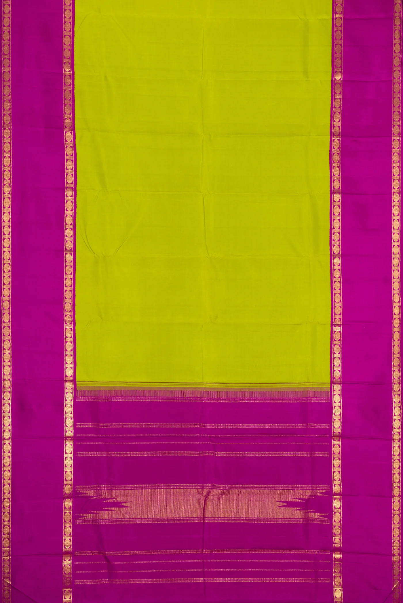 Parrot Green Kanjivaram Silk Saree - Image 6