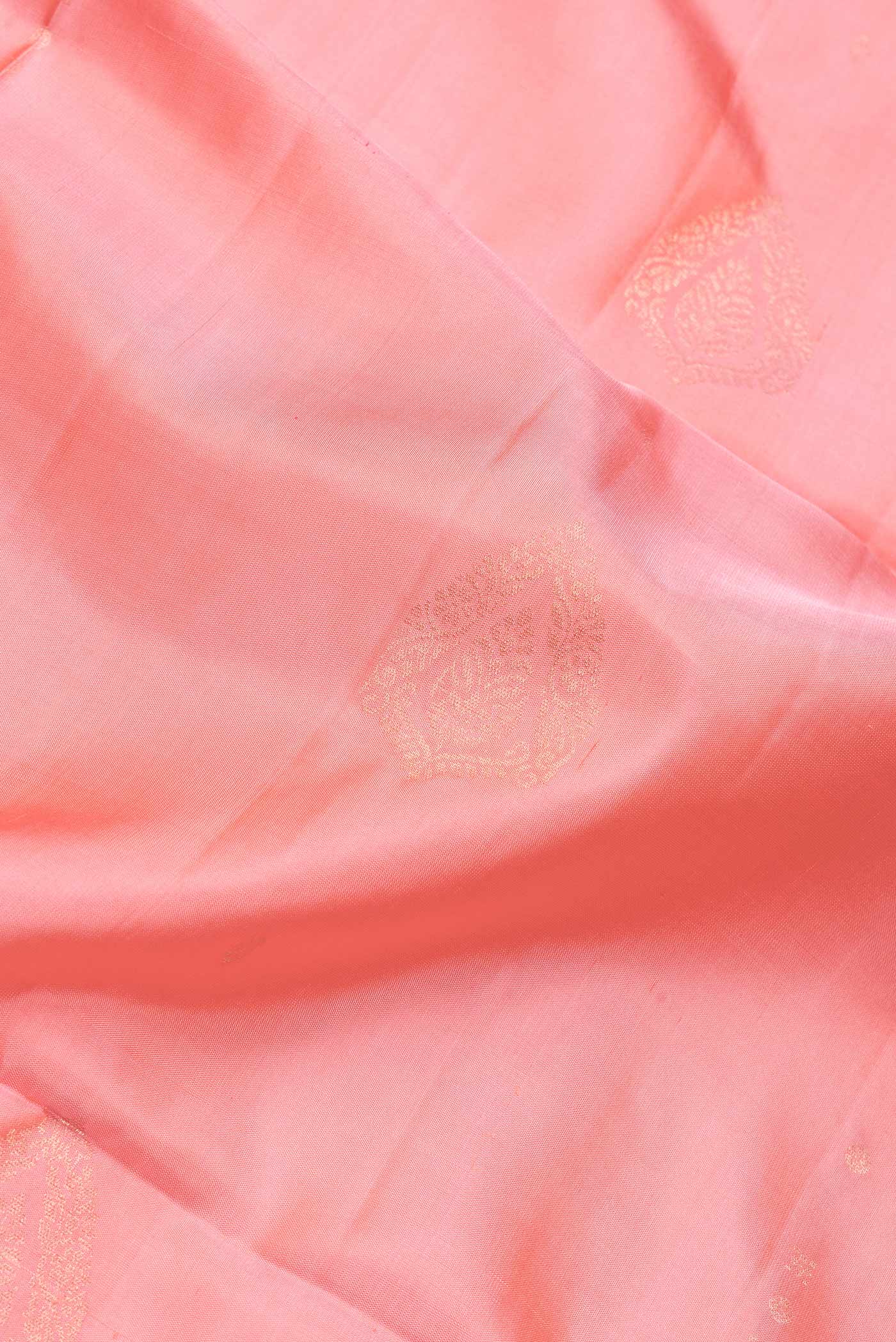Coral Soft Silk Saree - Image 2