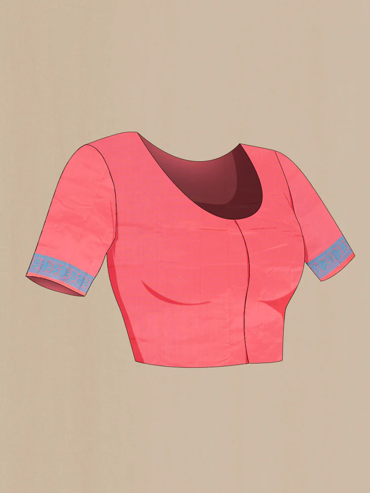 Pink Kanjivaram Silk Saree - Image 4