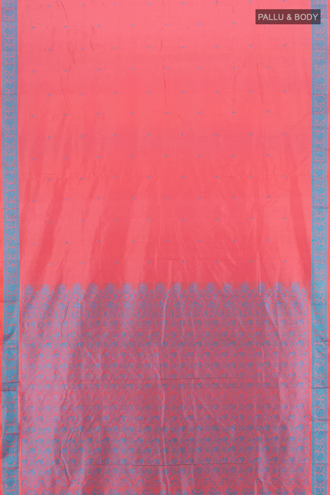 Pink Kanjivaram Silk Saree - Image 5