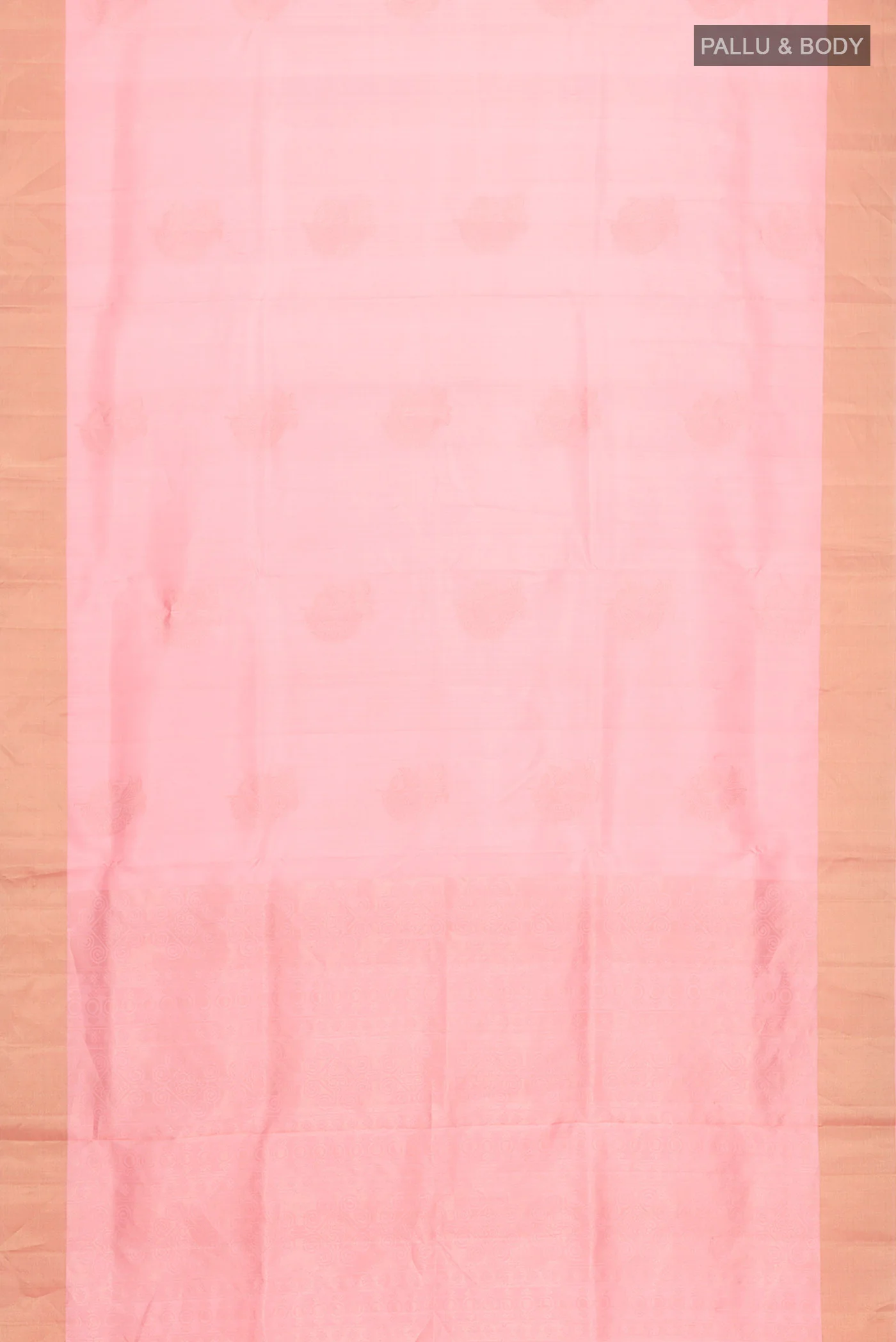 Rose pink Soft Silk Saree - Image 5