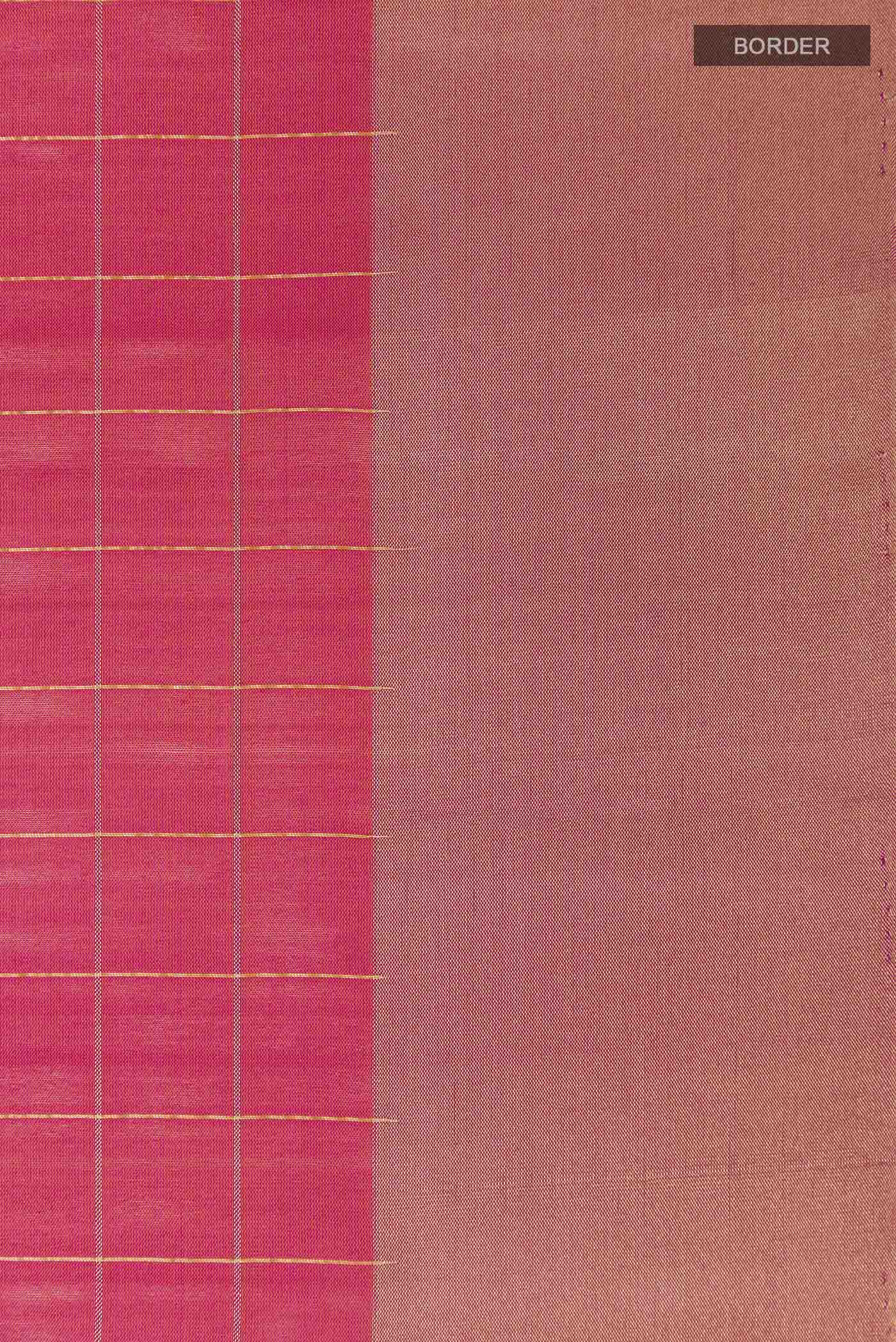 Peach Soft Silk Saree - Image 3