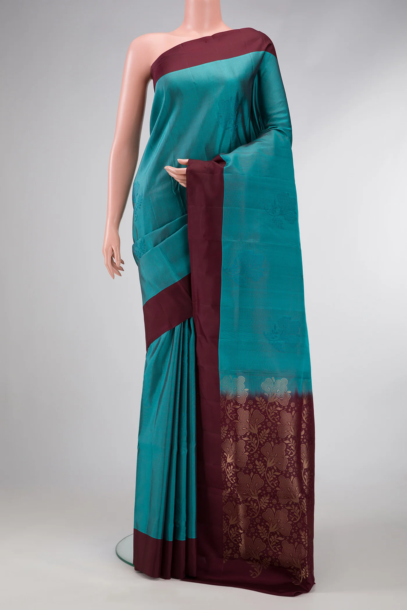 Blue Soft Silk Saree
