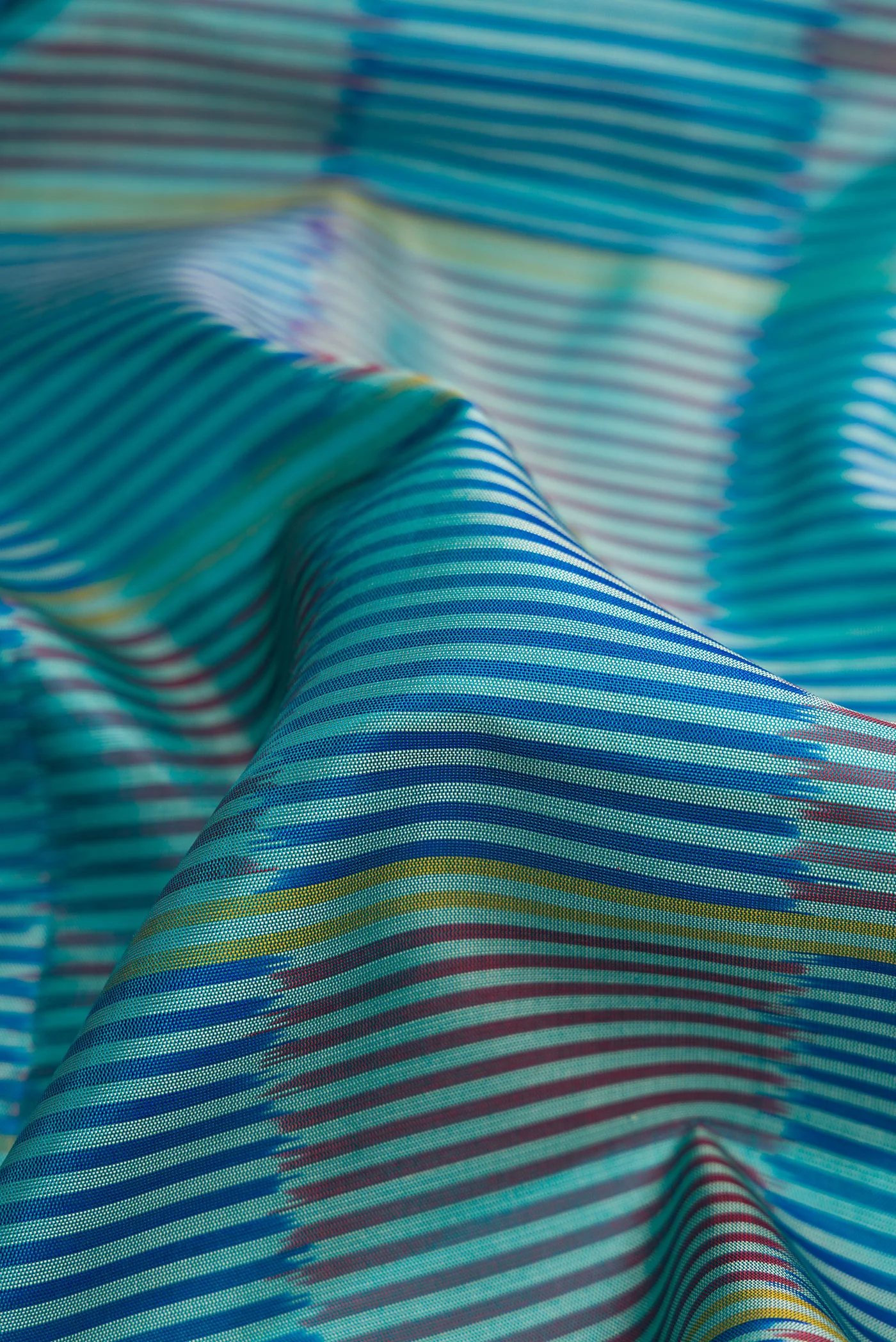 Blue Soft Silk Saree - Image 2