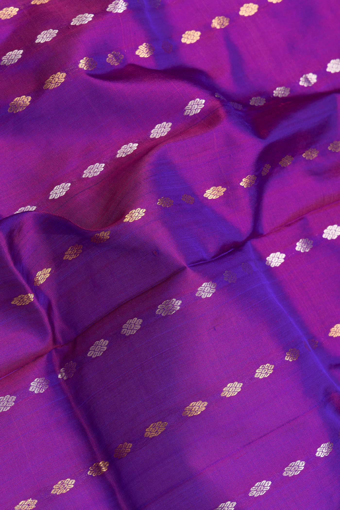 Purple Uppada Silk Saree - Image 2