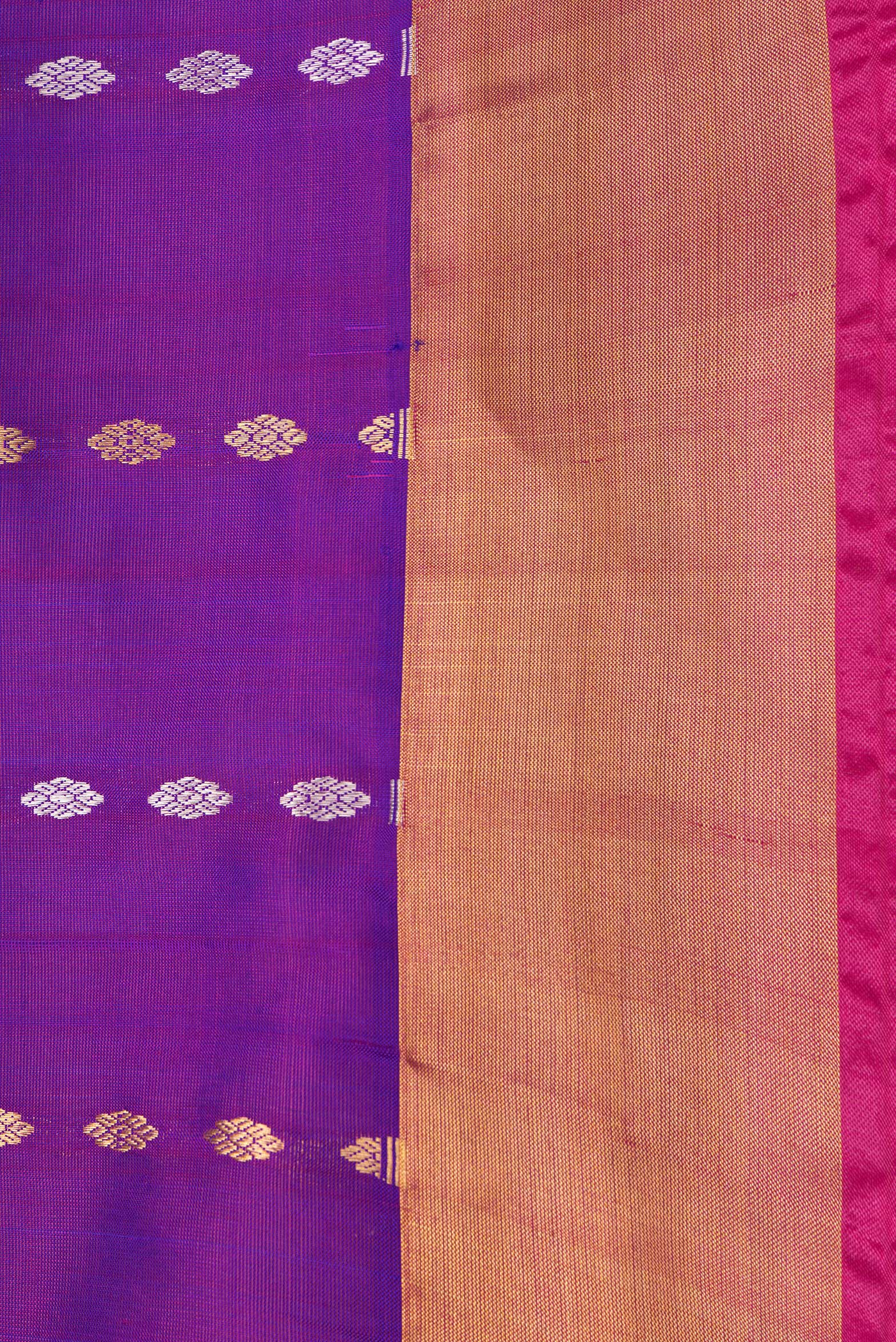 Purple Uppada Silk Saree - Image 3