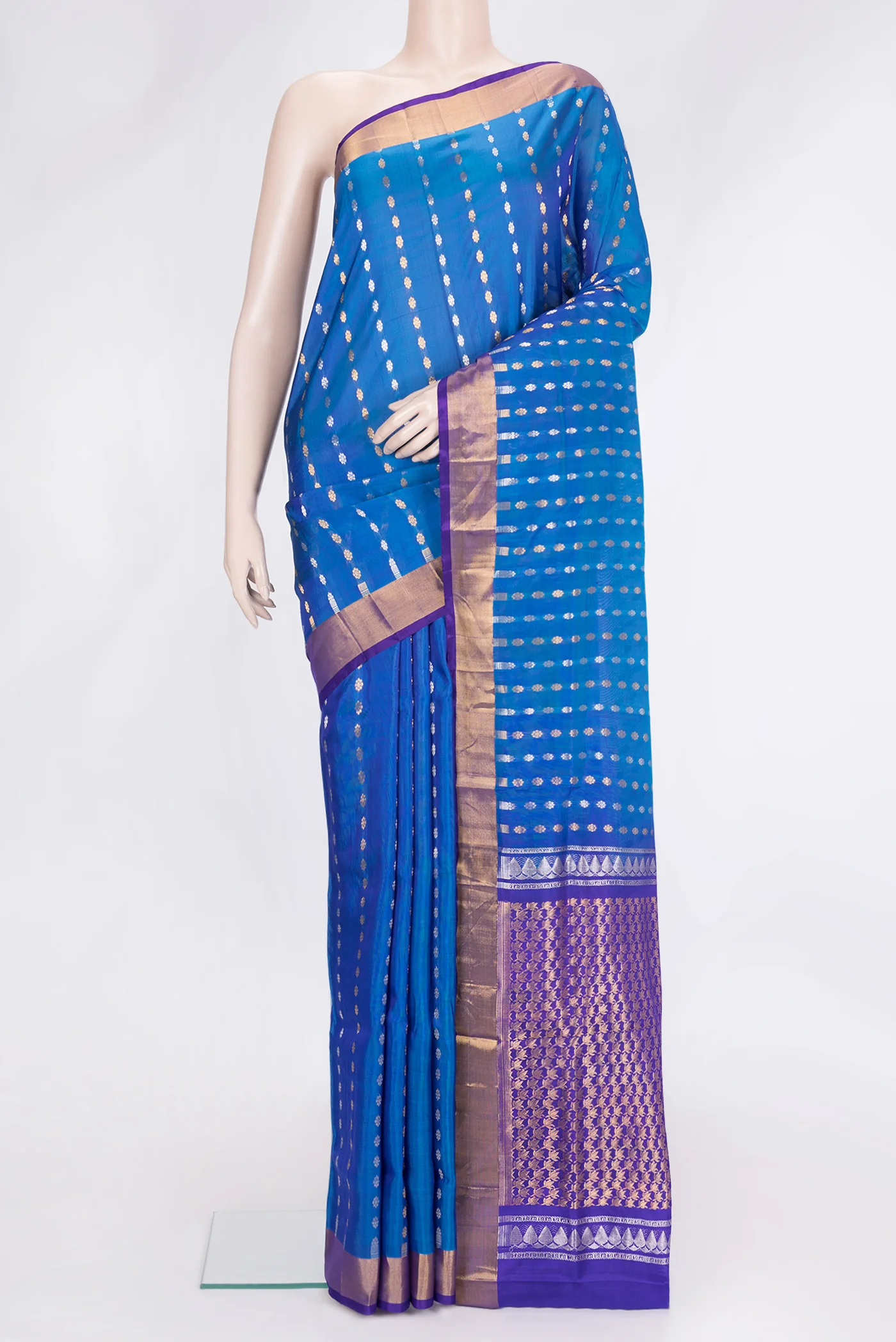 Blue Uppada Silk Saree