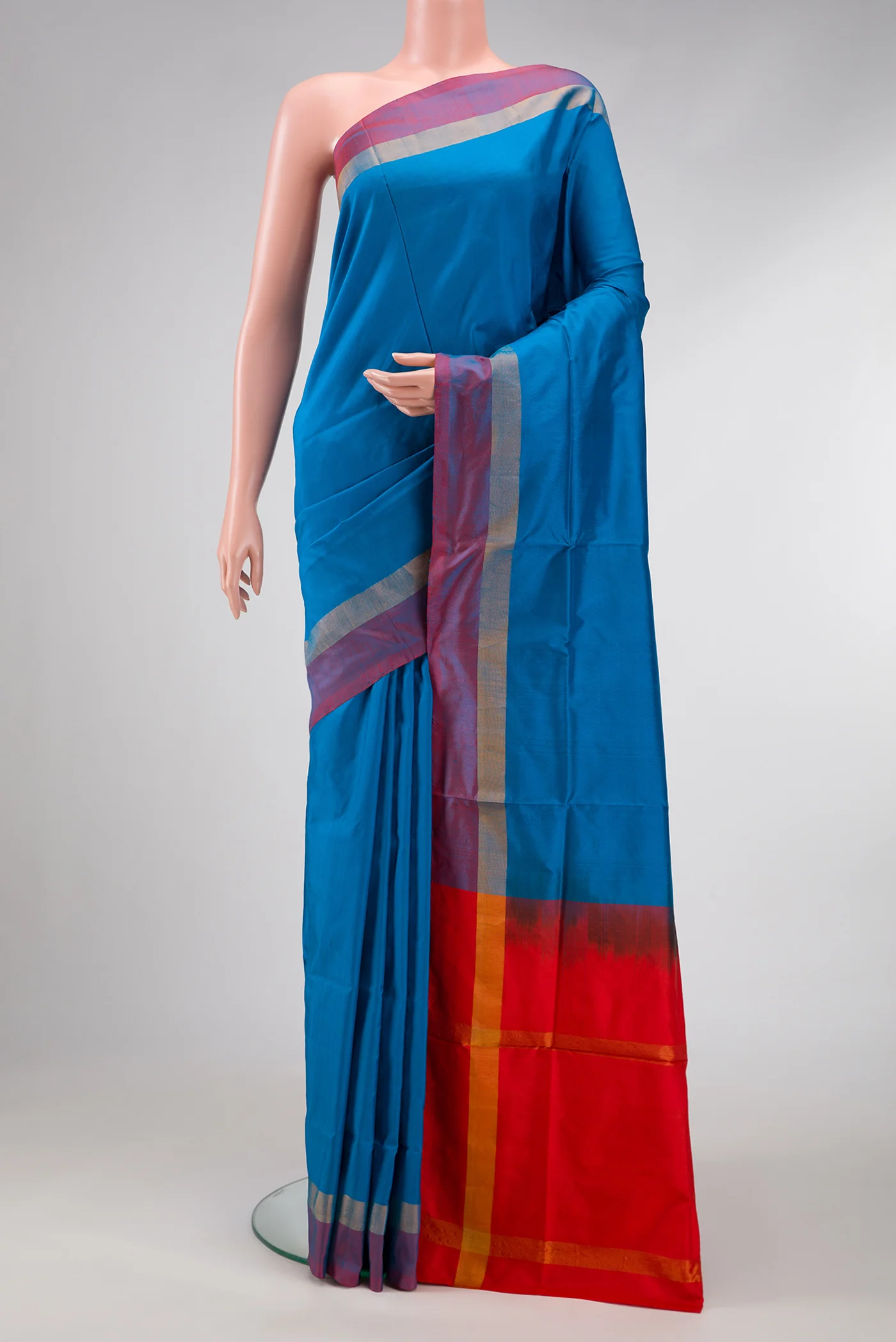 Sky Blue Uppada Silk Saree
